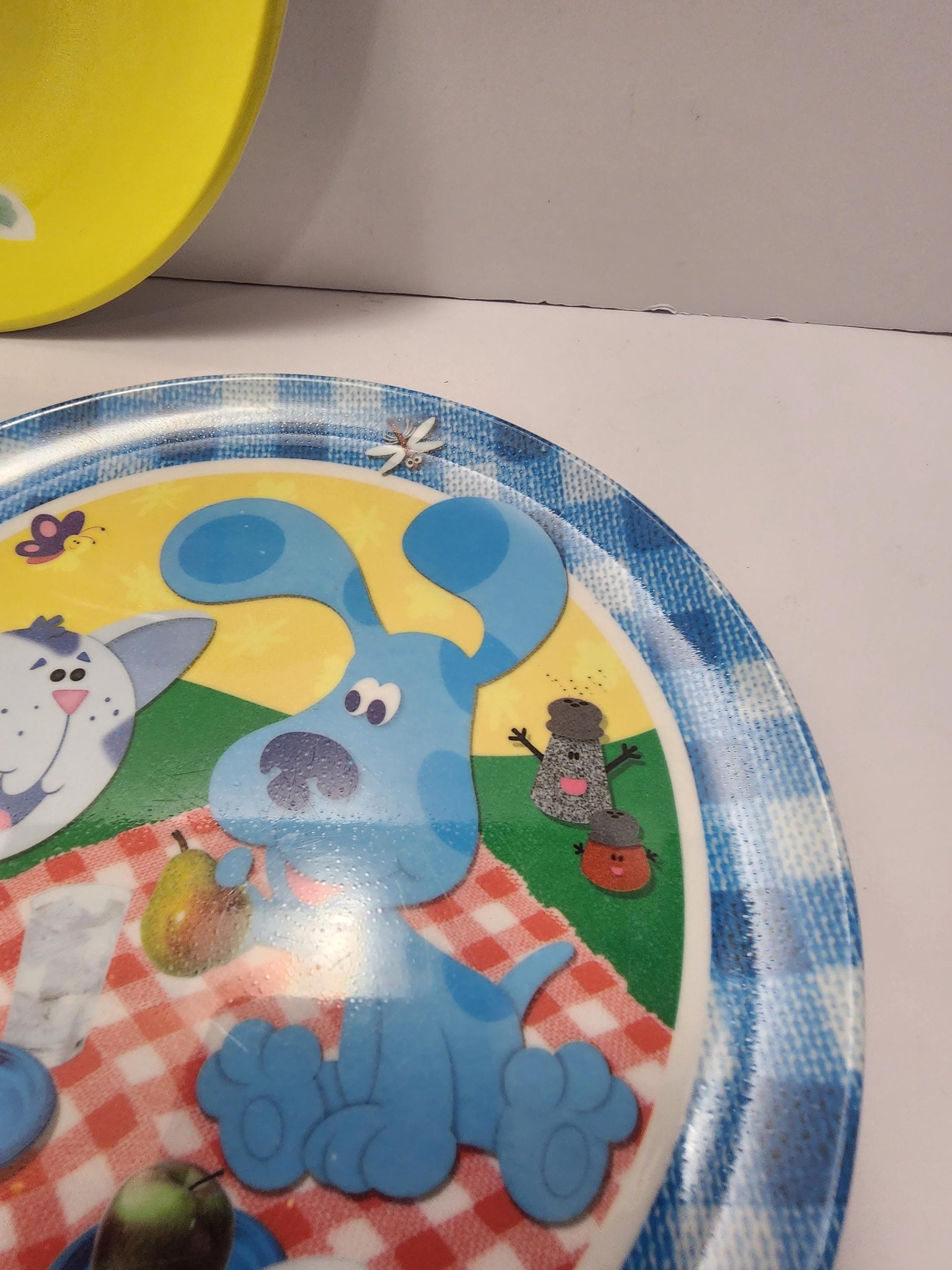 Plastic Old Style Children's Plates - Blue's Clues - Bob The Builder - Drinks - Cocktails - Relax - Plates - Bob The Builder Plate - Plates