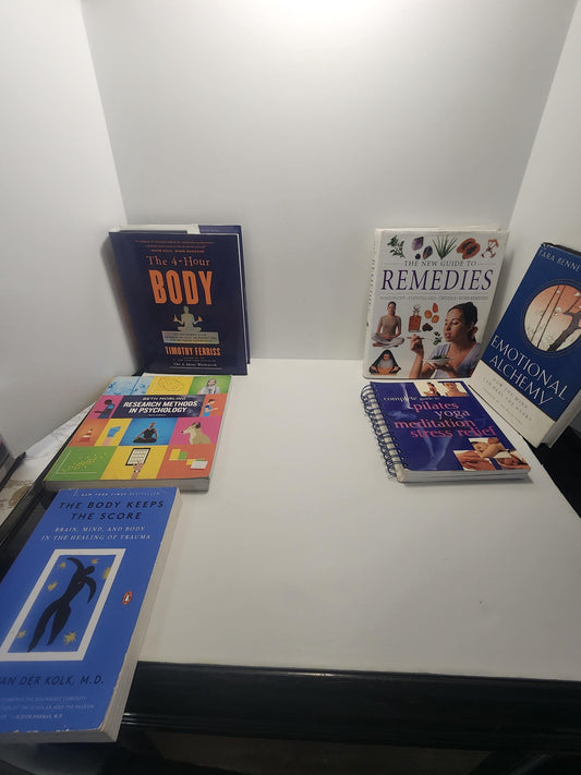 Health & Fitness Vintage Book LOTS Of 3 - Yoga - Books - Yoga Books - Fitness - Fitness Books - Health Books - Alchemy - Mental Health