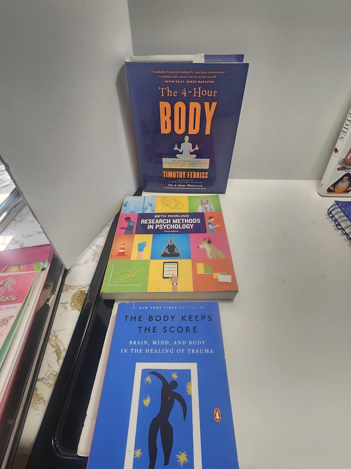 Health & Fitness Vintage Book LOTS Of 3 - Yoga - Books - Yoga Books - Fitness - Fitness Books - Health Books - Alchemy - Mental Health