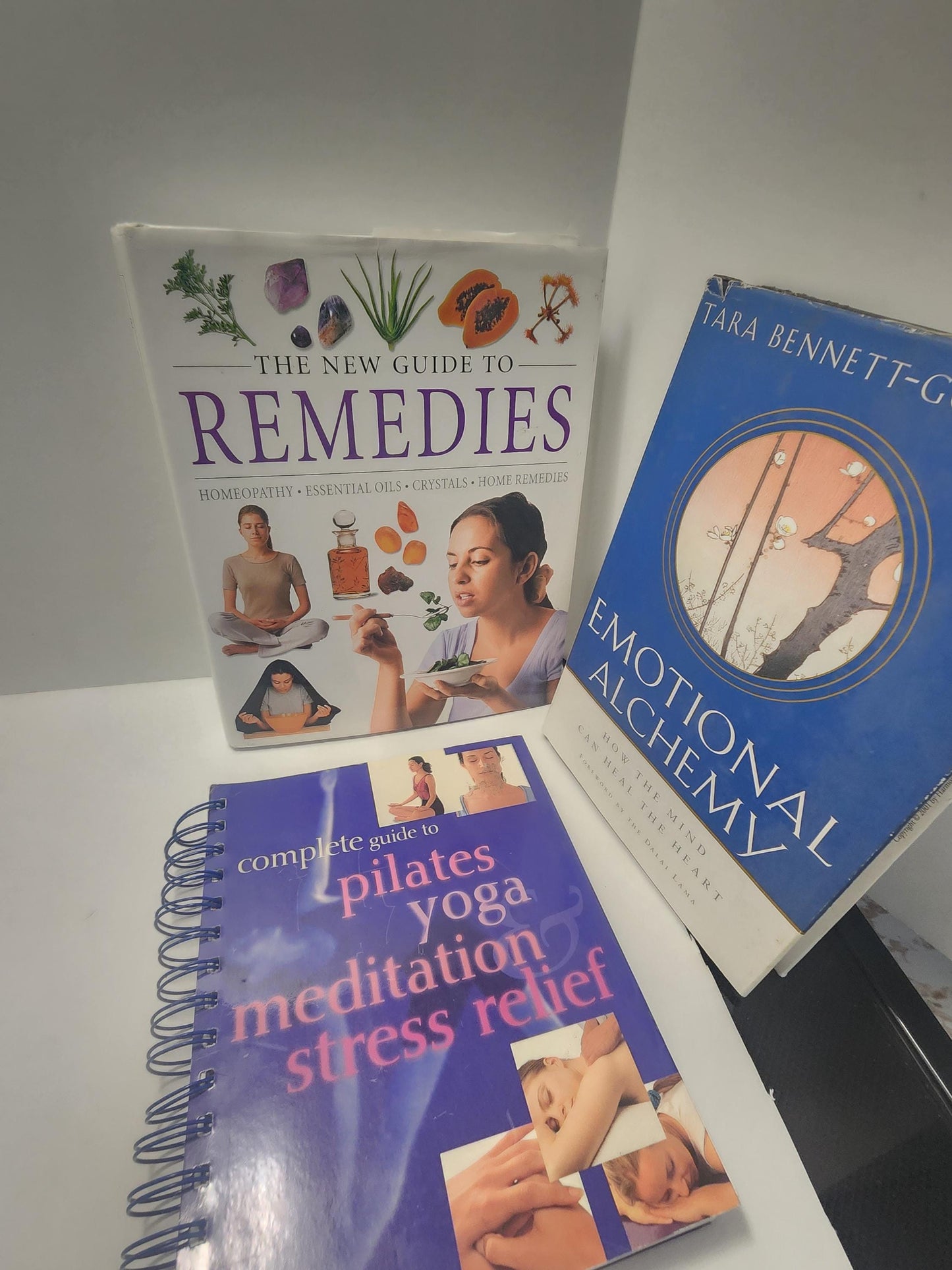 Health & Fitness Vintage Book LOTS Of 3 - Yoga - Books - Yoga Books - Fitness - Fitness Books - Health Books - Alchemy - Mental Health