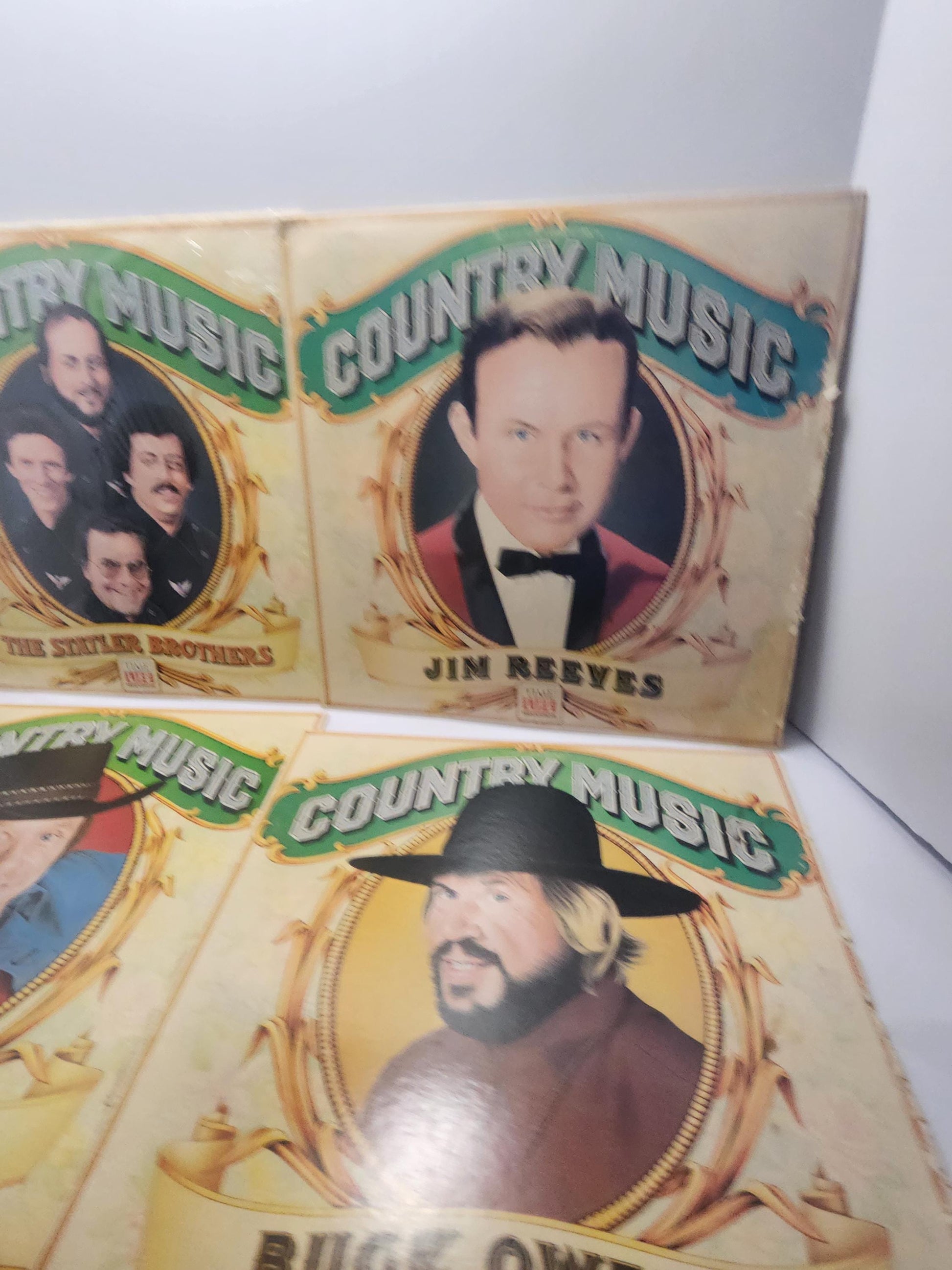 Country Music Vintage 1980's Vinyl LP Records LOT Of 4 - Country Music - Country Records - Vinyl LP Records - 1980's - Vintage Records