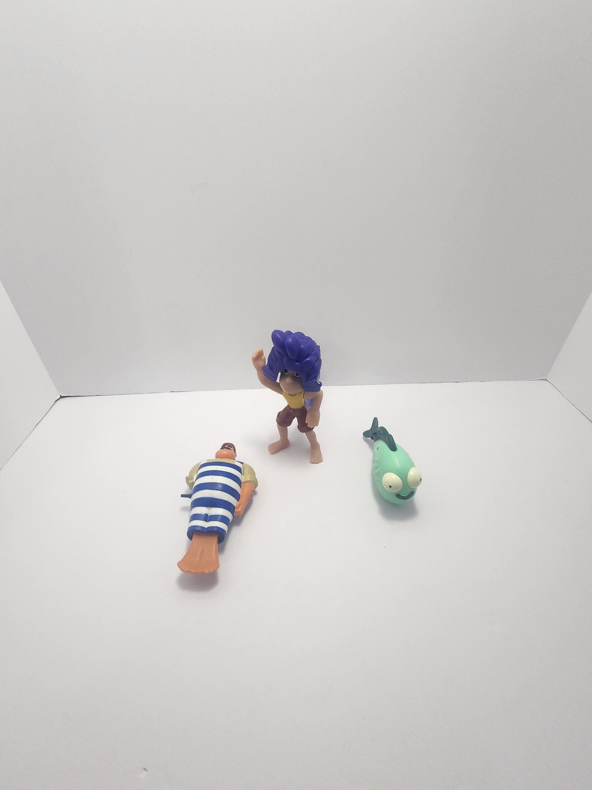 Disney Pixar Luca Toy Bath Swimming Figures LOT of 3 - Luca - Luca Toys - Bath Toys - Disney - Disney Toys - Pixar - Pixar Toys - Disney Pix