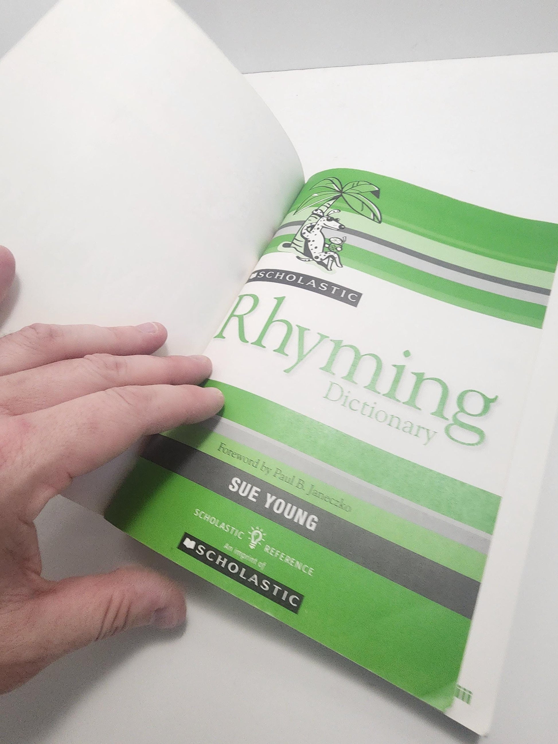 1994 Scholastic Rhyming Dictionary by Sue Young - 1990s - Learning Books - Educational Books - Scholastic - Scholastic Books - Rhyming