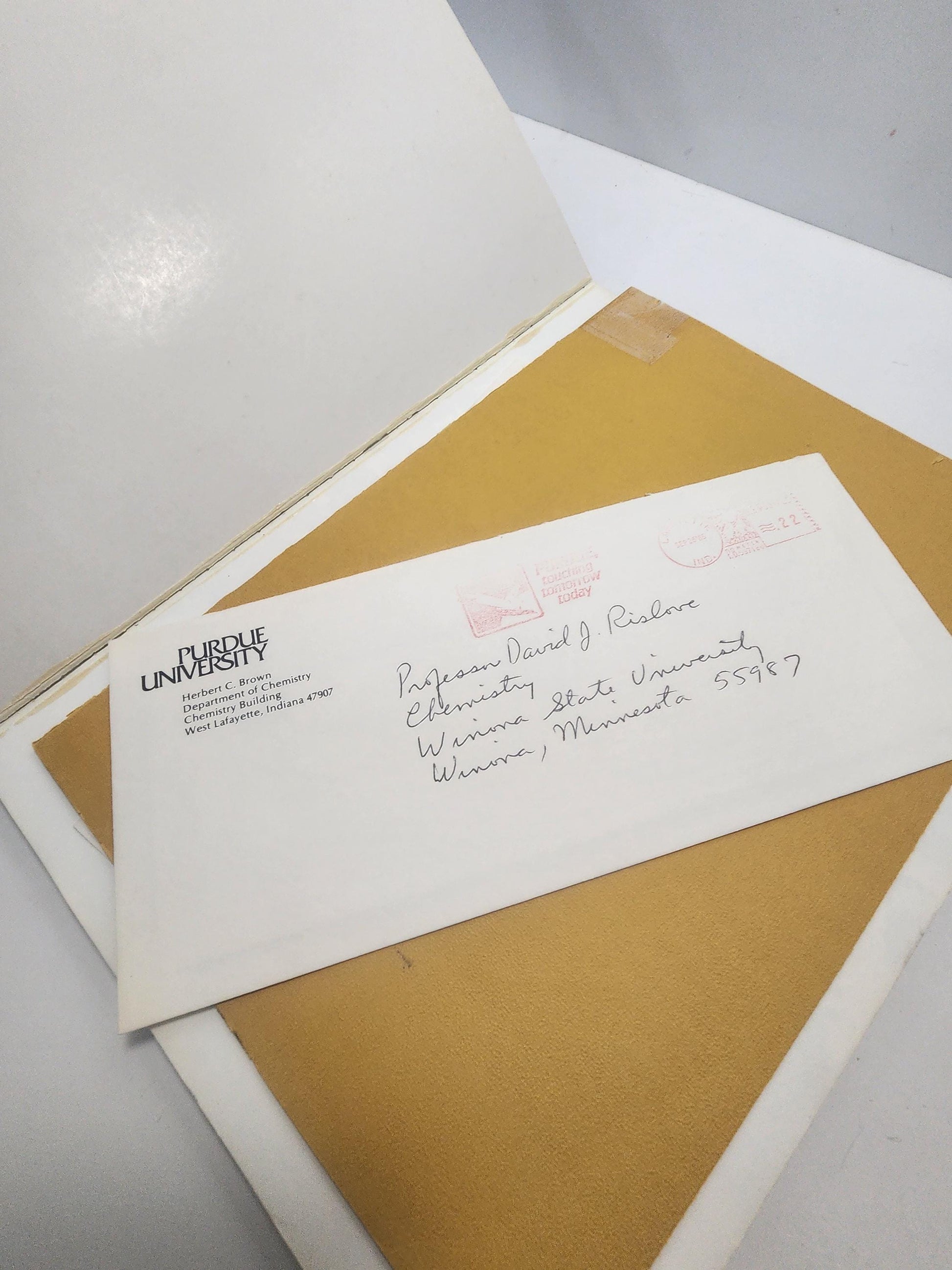 C. Brown: A Life in Chemistry" 1980's Purdue University Books - Chemistry - Chemistry Books - C Brown - A Life In Chemistry - Purdue