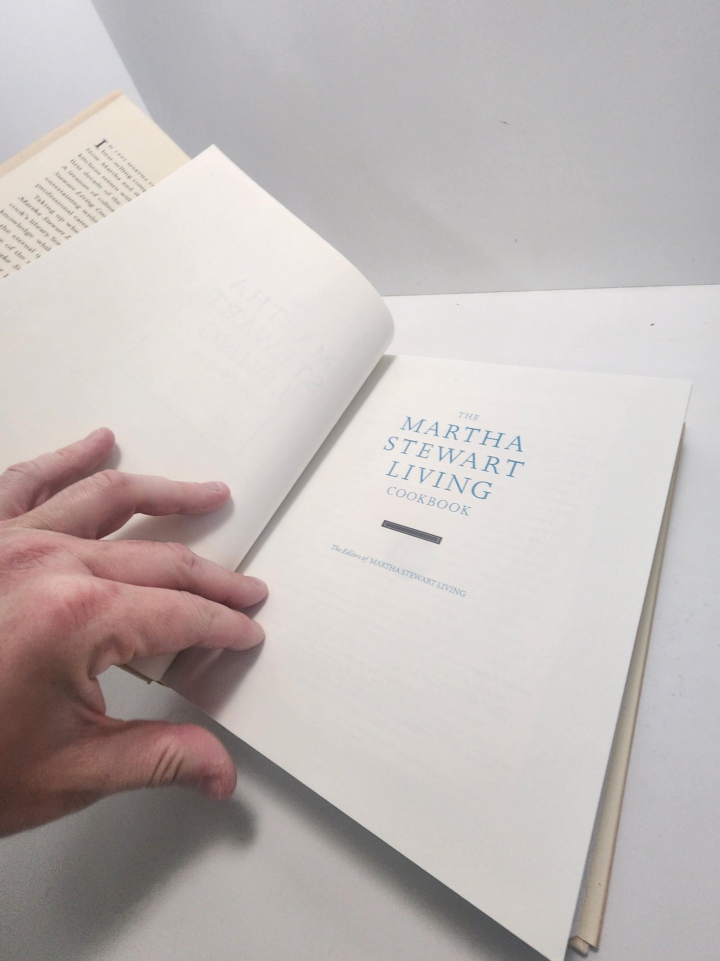 The Martha Stewart Living Cookbook From 2001 - 2000's - Vintage Cookbook - Cookbook - Martha Stewart - Martha Stewart Gifts - Cook Books