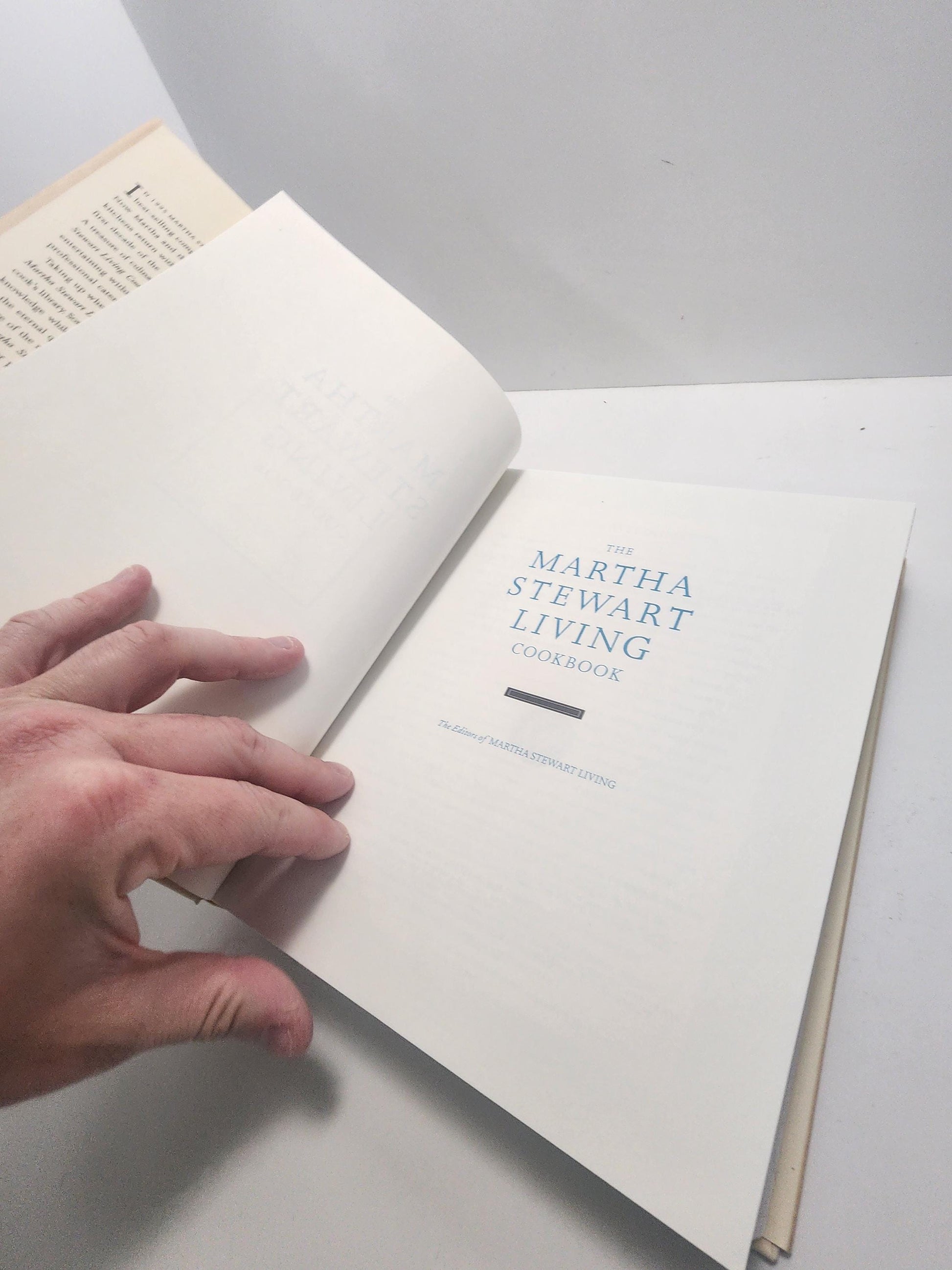 The Martha Stewart Living Cookbook From 2001 - 2000's - Vintage Cookbook - Cookbook - Martha Stewart - Martha Stewart Gifts - Cook Books