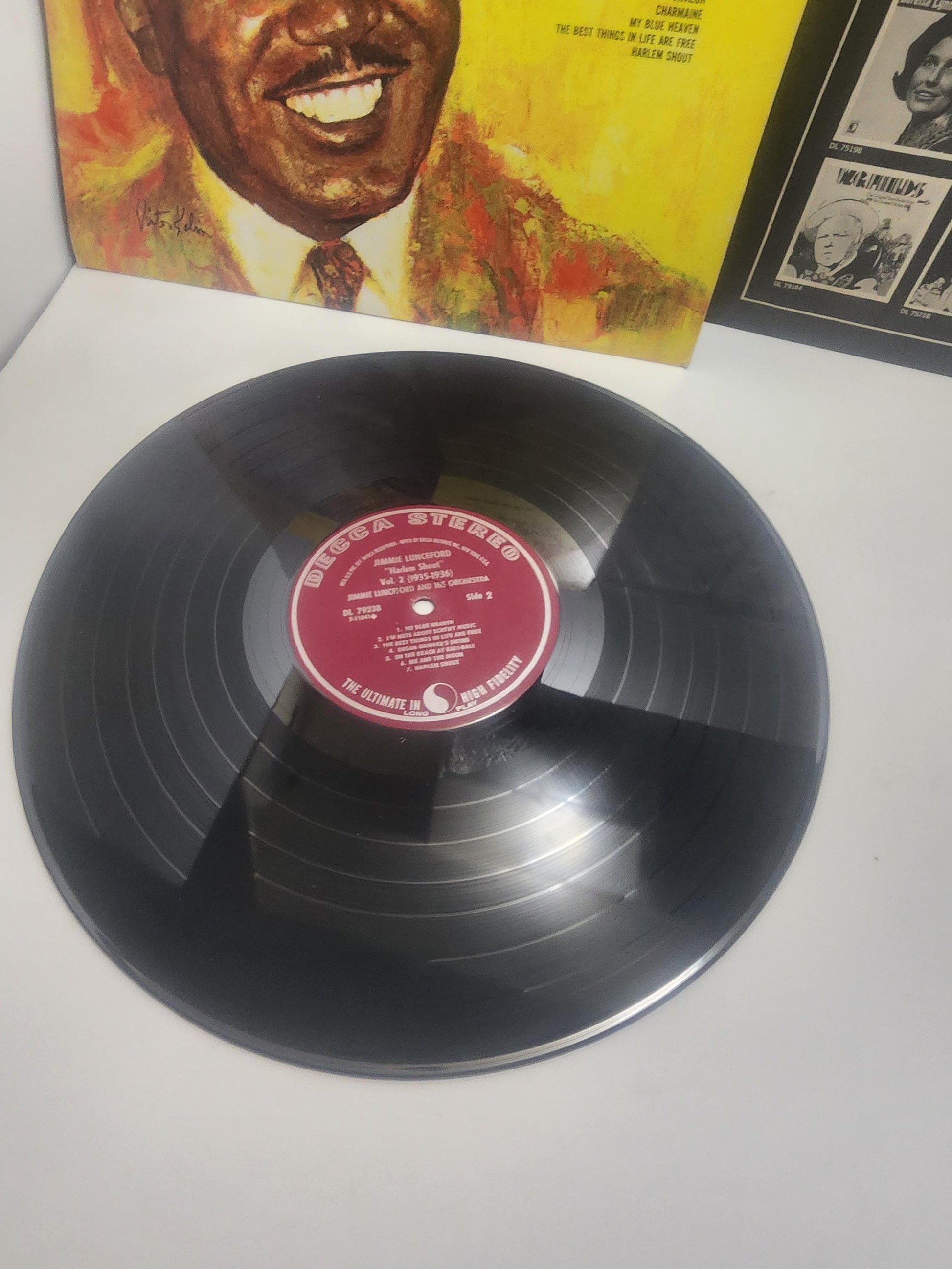 Jimmie Lunceford Vintage 1960's Vinyl LP Record - Records - Vinyl - Vinyl Records - Jimmie Lunceford - Harlem Shout