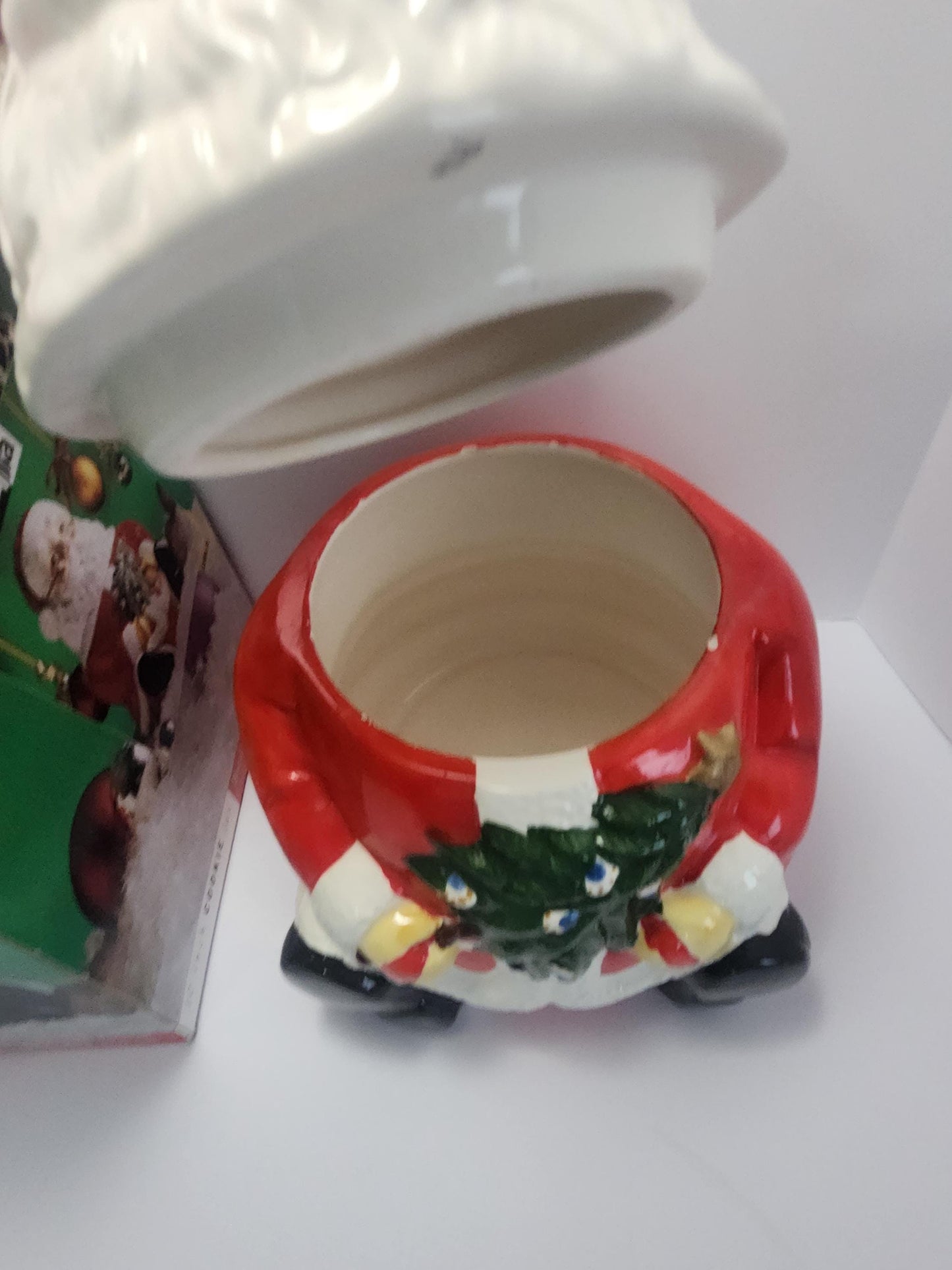 1997 Gibson Vintage Santa Claus Christmas Cookie Jar - Cookies - Cookie Jar - Gibson - Santa - Christmas - Jars - Santa Cookie Jar