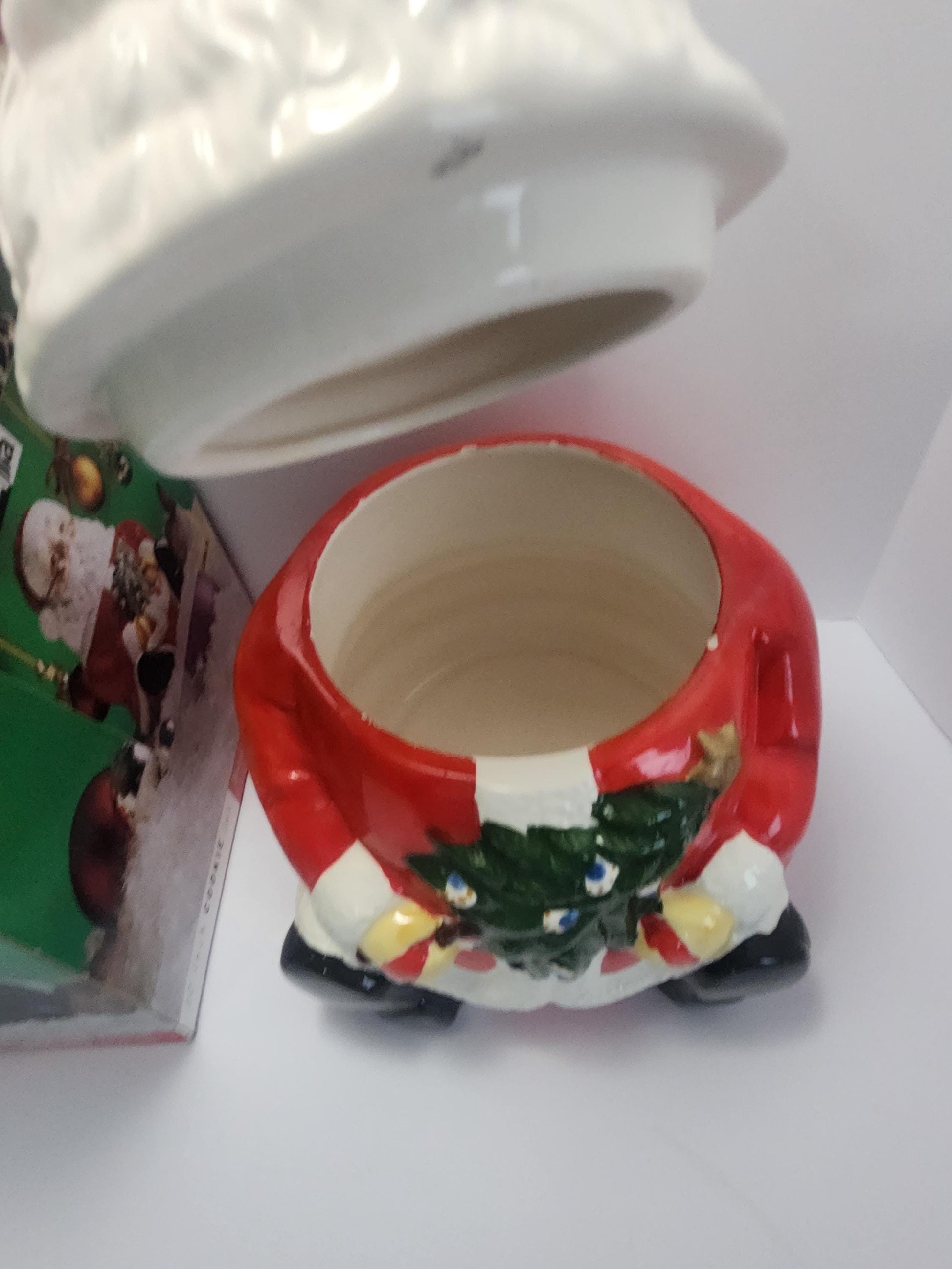 1997 Gibson Vintage Santa Claus Christmas Cookie Jar - Cookies - Cookie Jar - Gibson - Santa - Christmas - Jars - Santa Cookie Jar