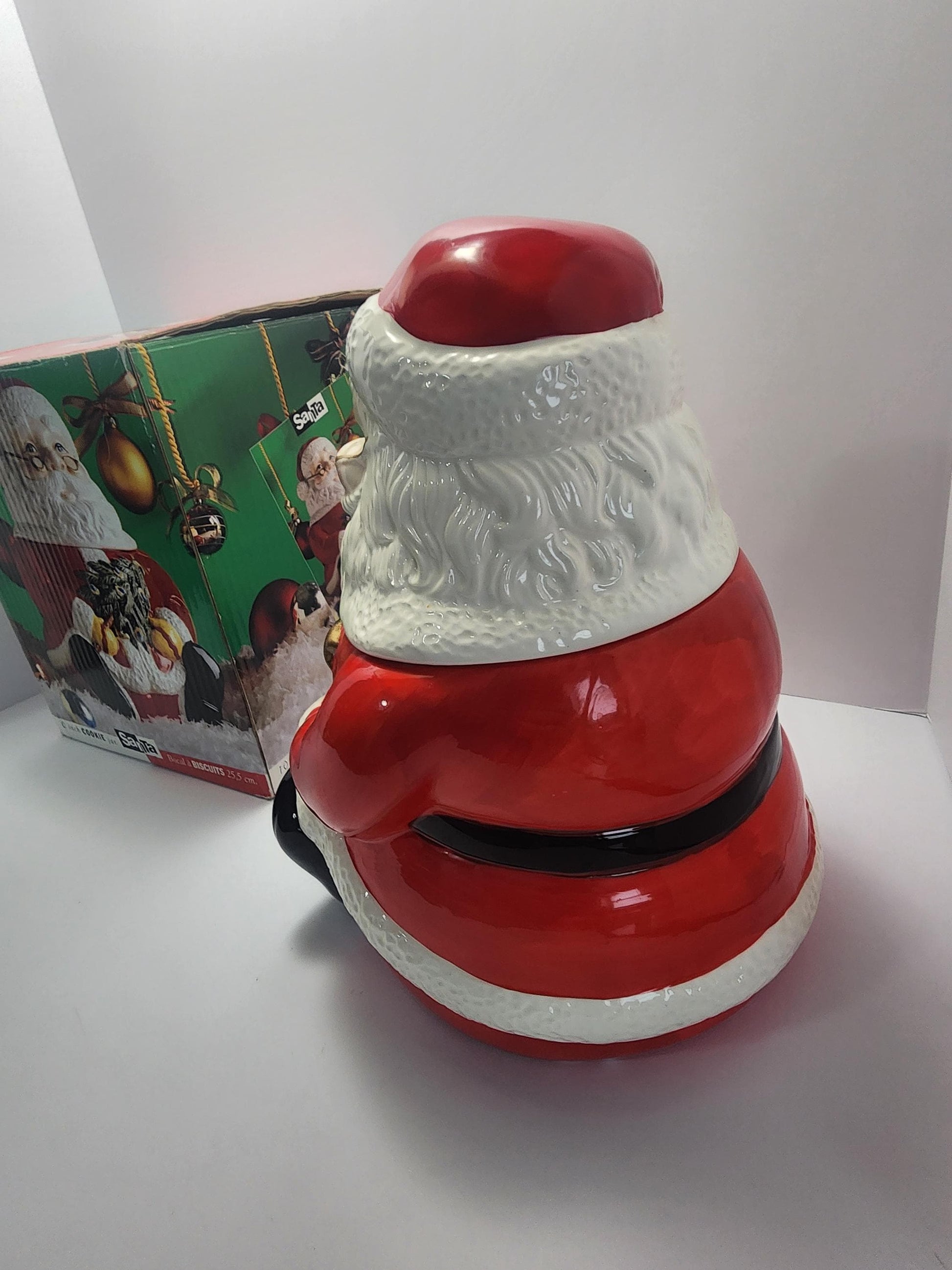 1997 Gibson Vintage Santa Claus Christmas Cookie Jar - Cookies - Cookie Jar - Gibson - Santa - Christmas - Jars - Santa Cookie Jar