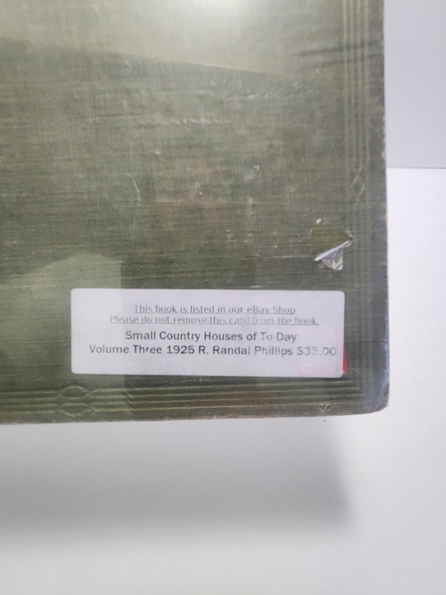 1925 Small Country Houses of To-Day, Volume Three, by R. Randal Phillips, published around 1925 - 1920's - Antiques - Antique Books