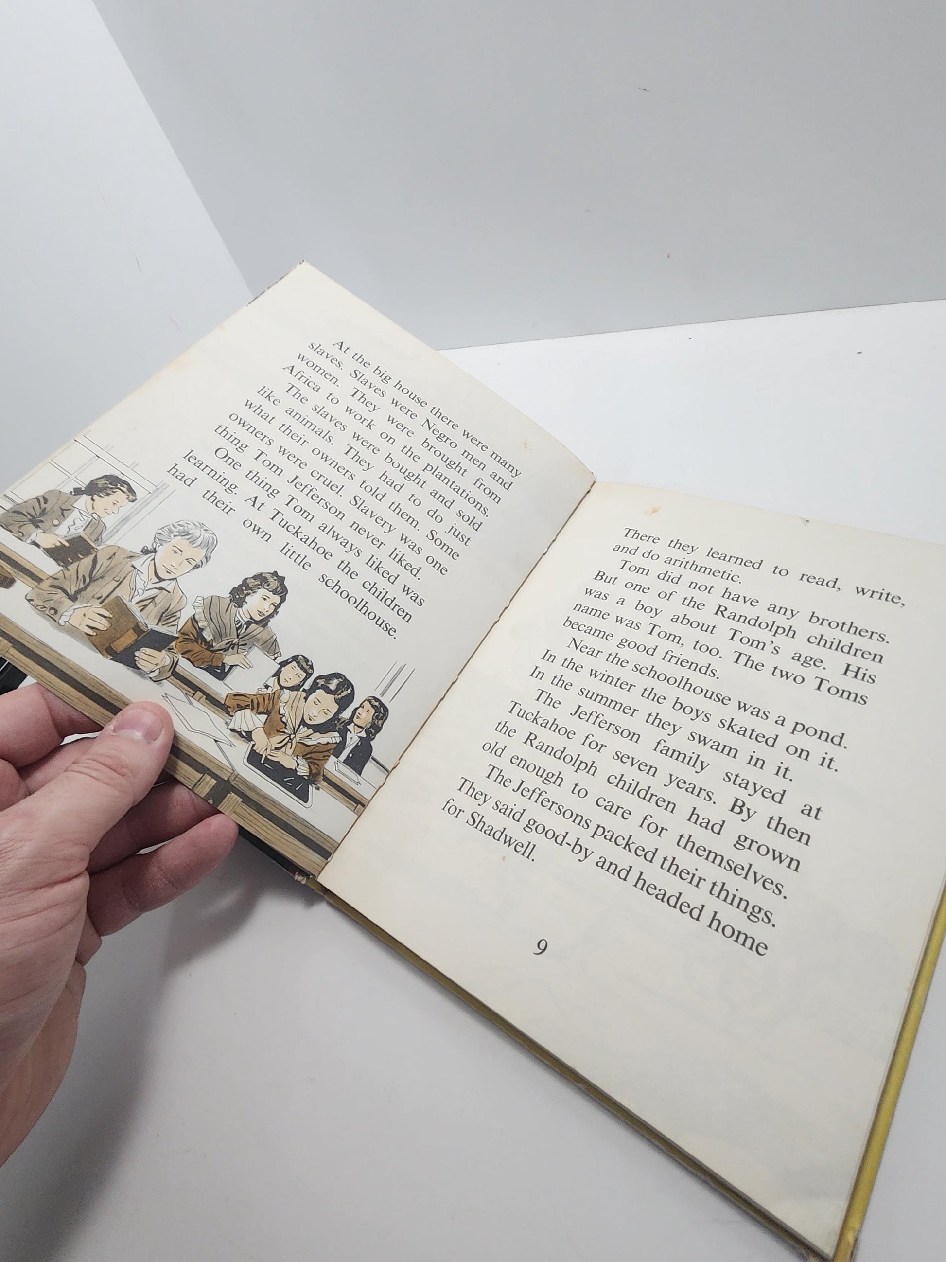 1967 Children's Book Meet Thomas Jefferson, Written by Marvin Barrett and illustrated by Angelo Torres - Children's Books - Presidents