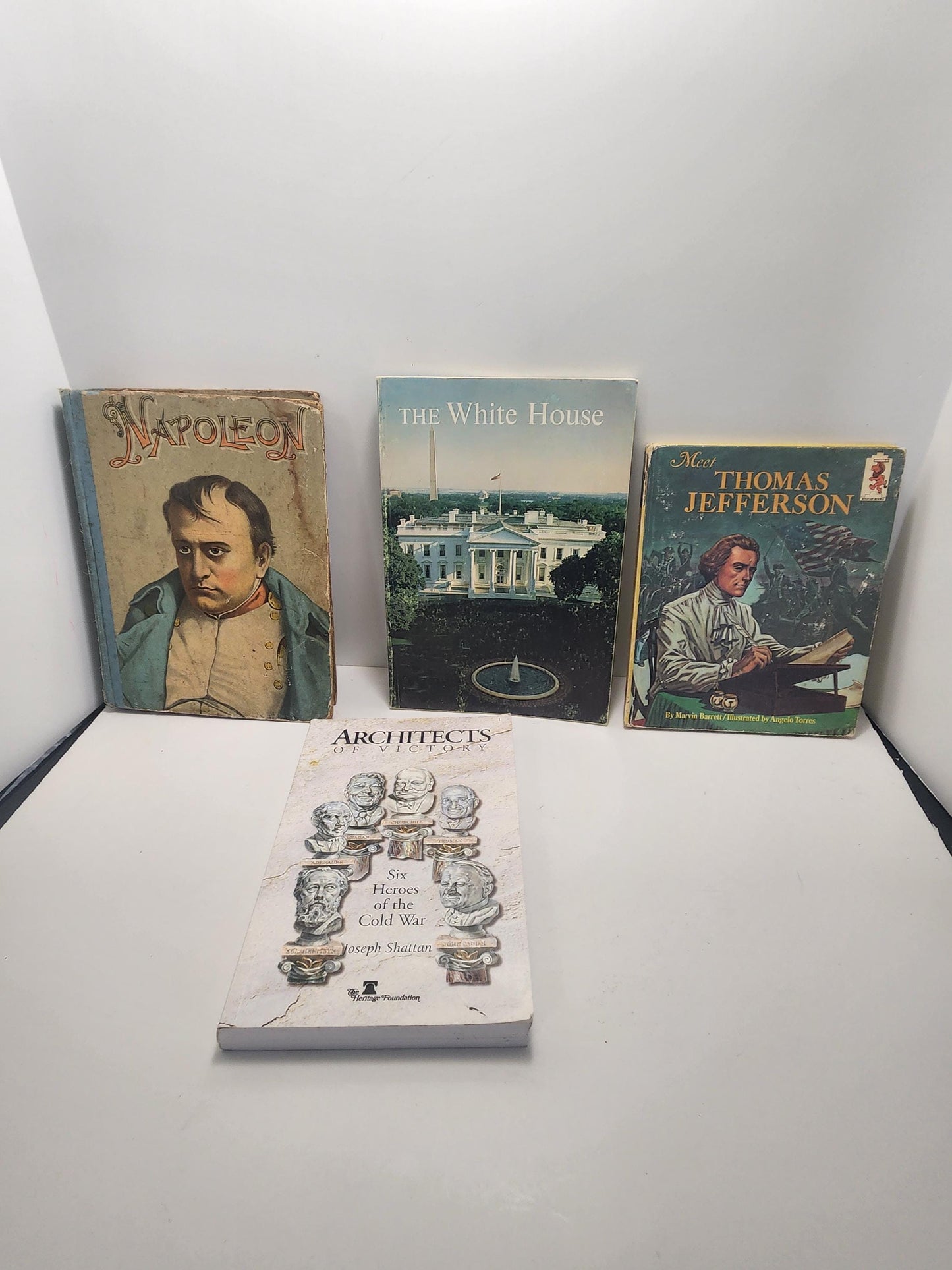 1891 Napoleon Books - The White House - Thomas Jefferson - Presidential Books - World Leaders - 1800's - Antique Books