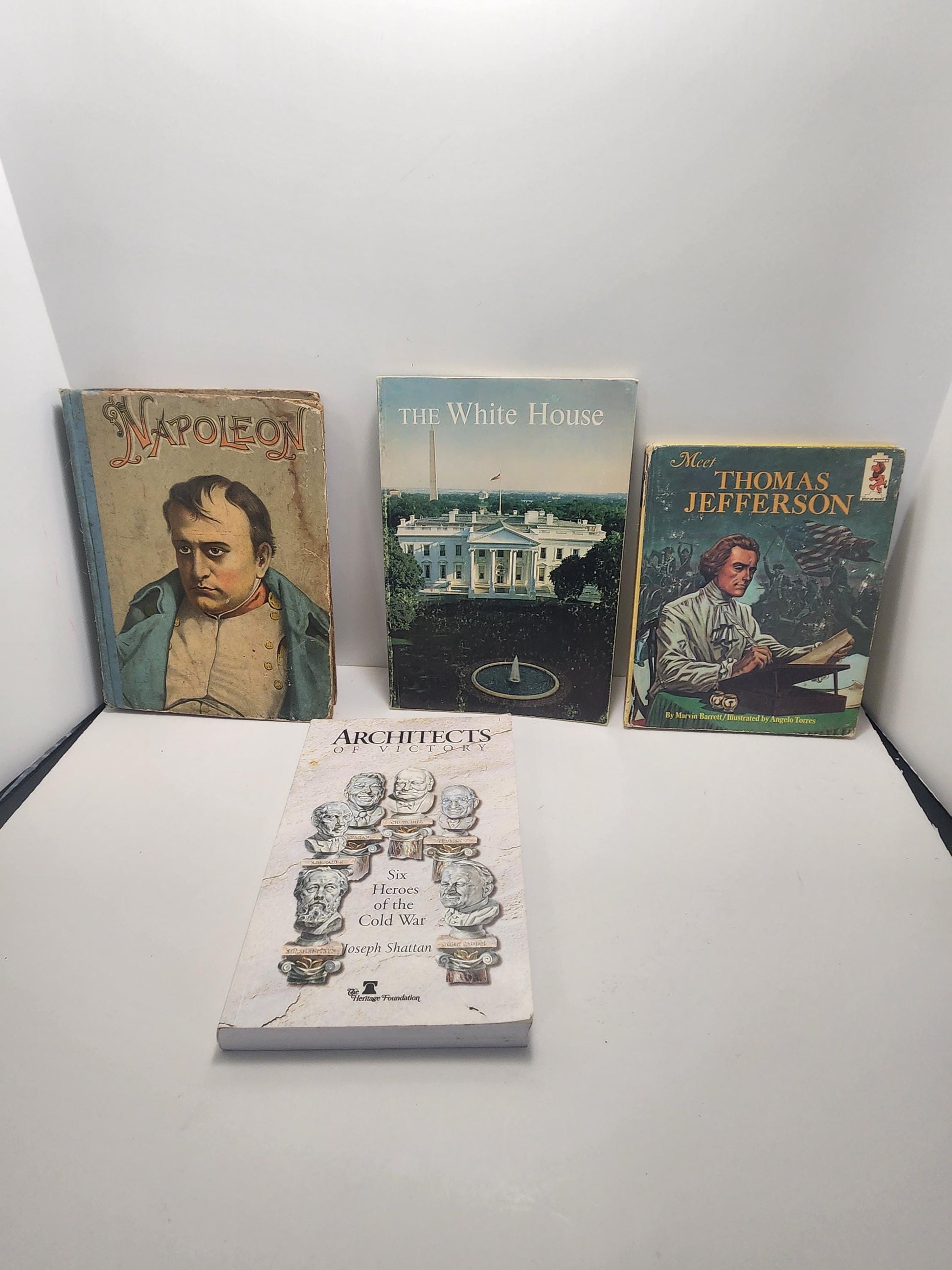 1891 Napoleon Books - The White House - Thomas Jefferson - Presidential Books - World Leaders - 1800's - Antique Books