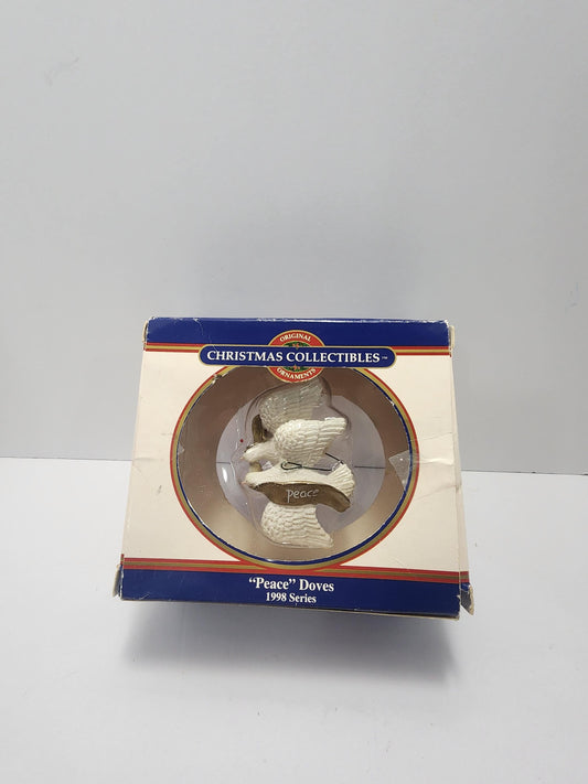 1998 Peace Dove Christmas Ornament From The Vintage Christmas Collection - Peace - Peace Dove - Doves - Birds - Christmas Ornaments