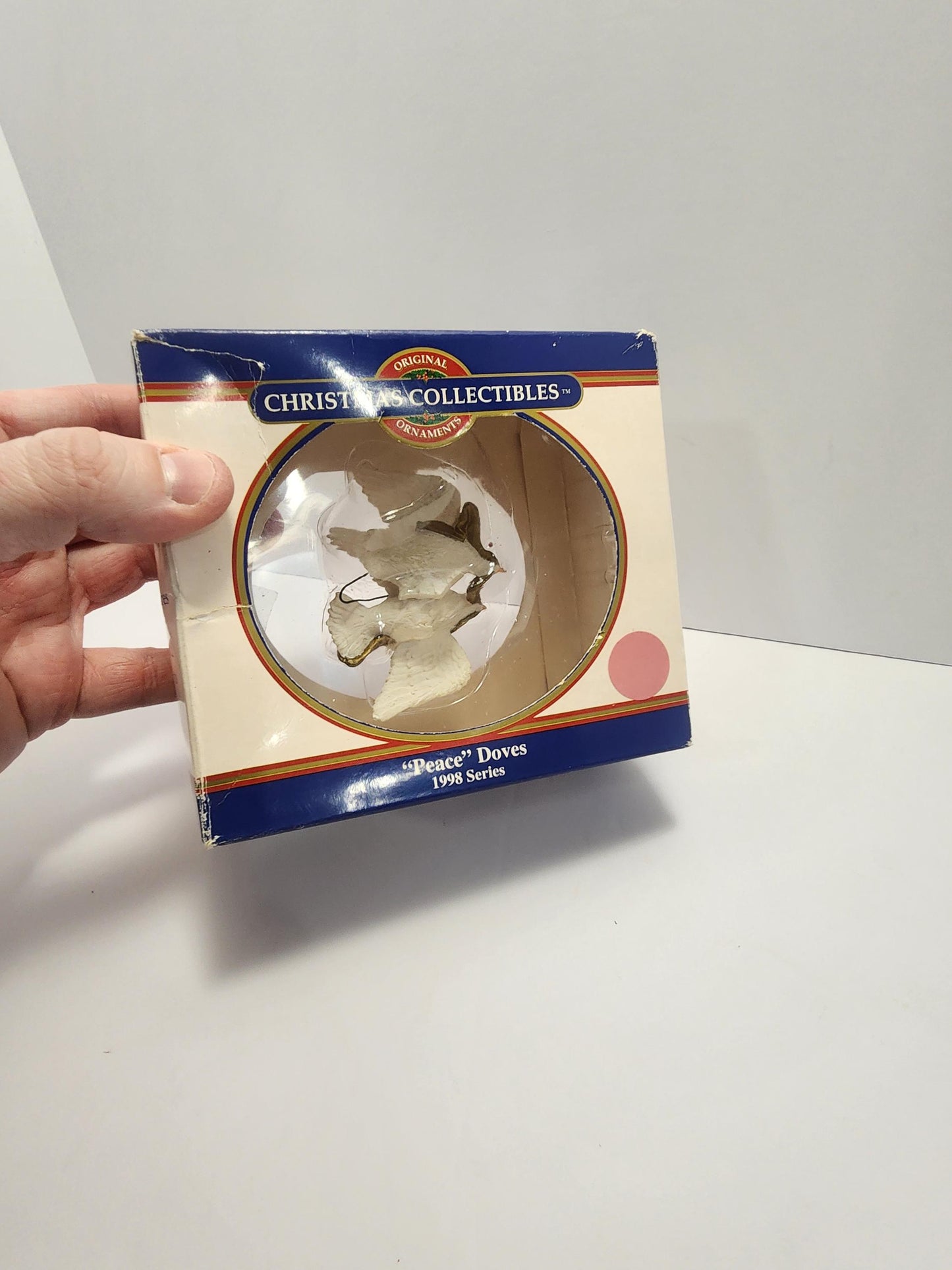 1998 Peace Dove Christmas Ornament From The Vintage Christmas Collection - Peace - Peace Dove - Doves - Birds - Christmas Ornaments