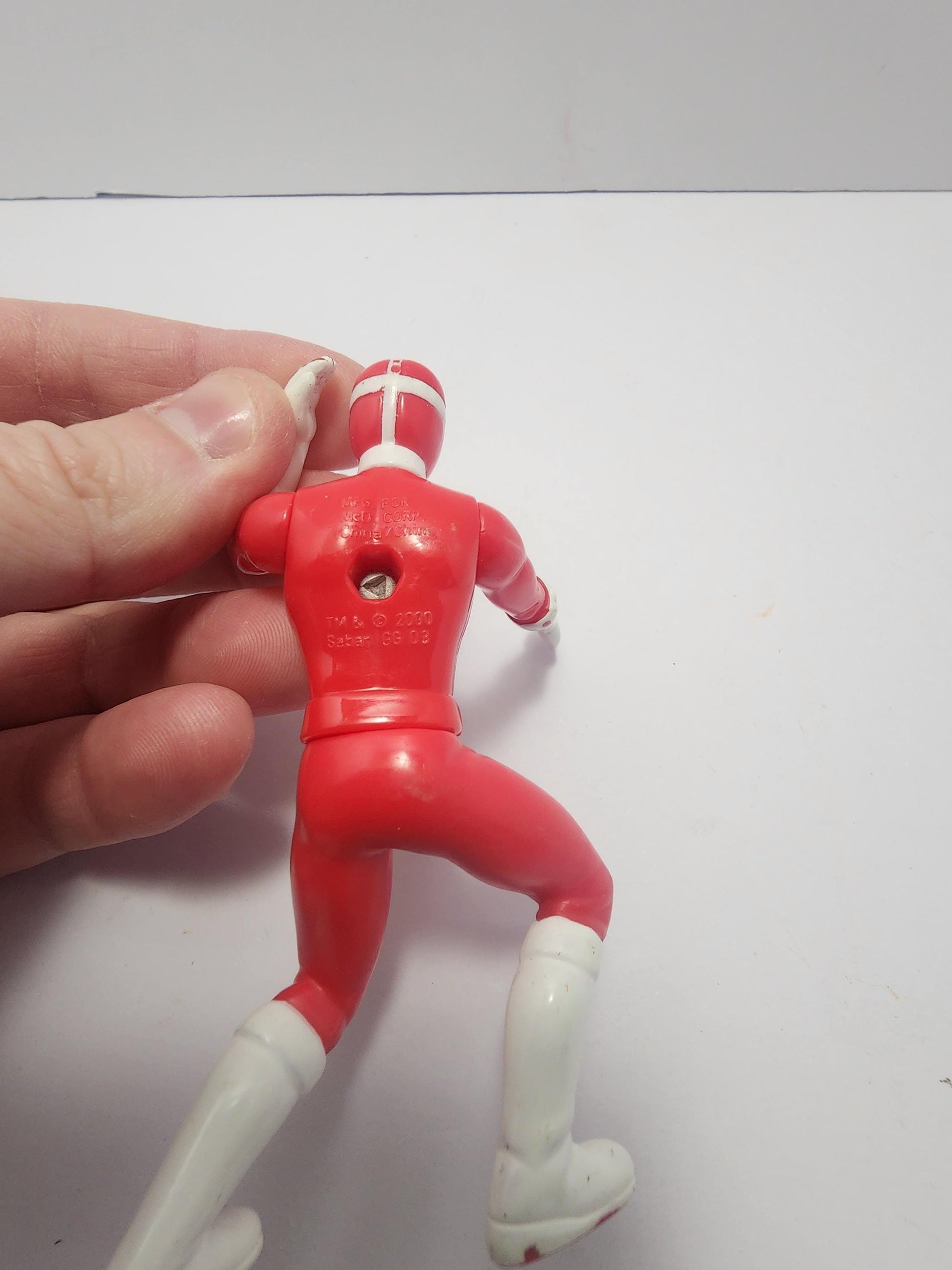 Power Rangers Vintage 2000 Saban Action Figure - Action Figures - Power Rangers - Power Rangers Toys - Red Power Ranger - Saban Toys - 2000s