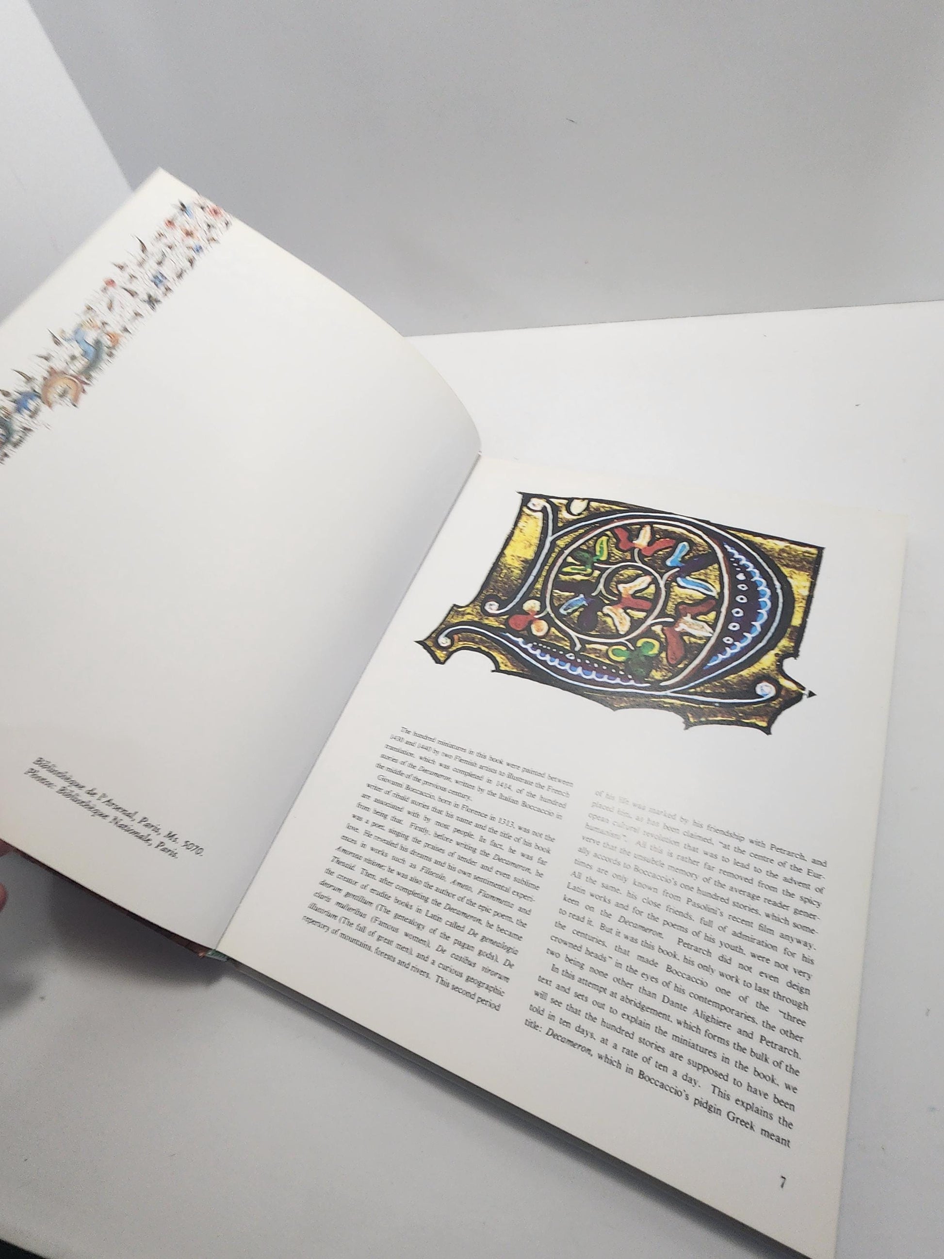 1978 Boccaccio's Decameron, Featuring Illuminated Manuscripts From The 15th Century - 15th Century - 1970's - Manuscript- Boccaccio