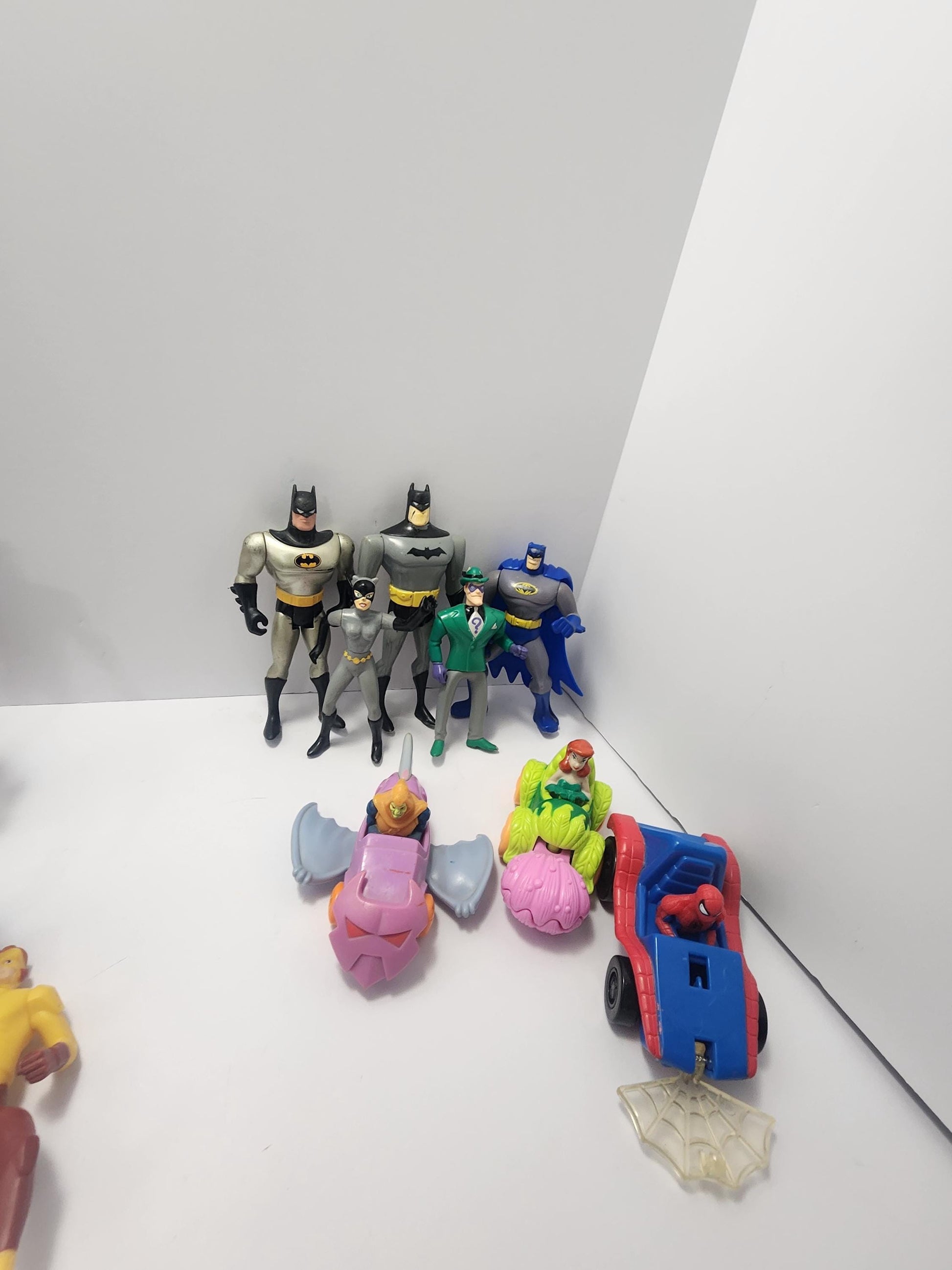Superhero Vintage Toy LOTS - Batman - Batman Toys - Action Figures - Superheros - Spiderman - Spiderman Toys - DC Toys - DC Comics