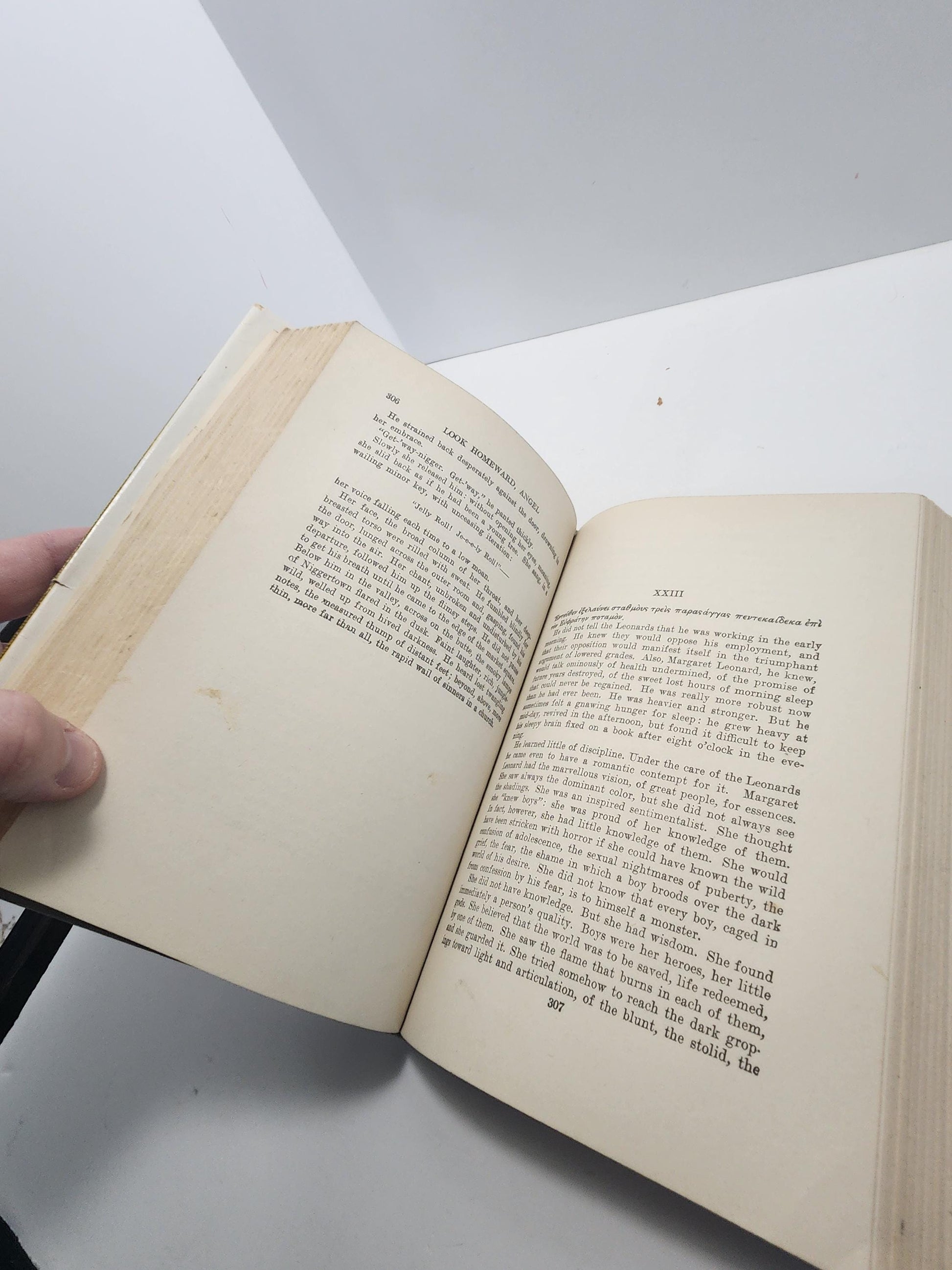 Look Homeward Angel 1957 Thomas Wolfe Hardcover Edition - 1950's - Look Homeward Angel - Thomas Wolfe - Modern Library - Vintage Books