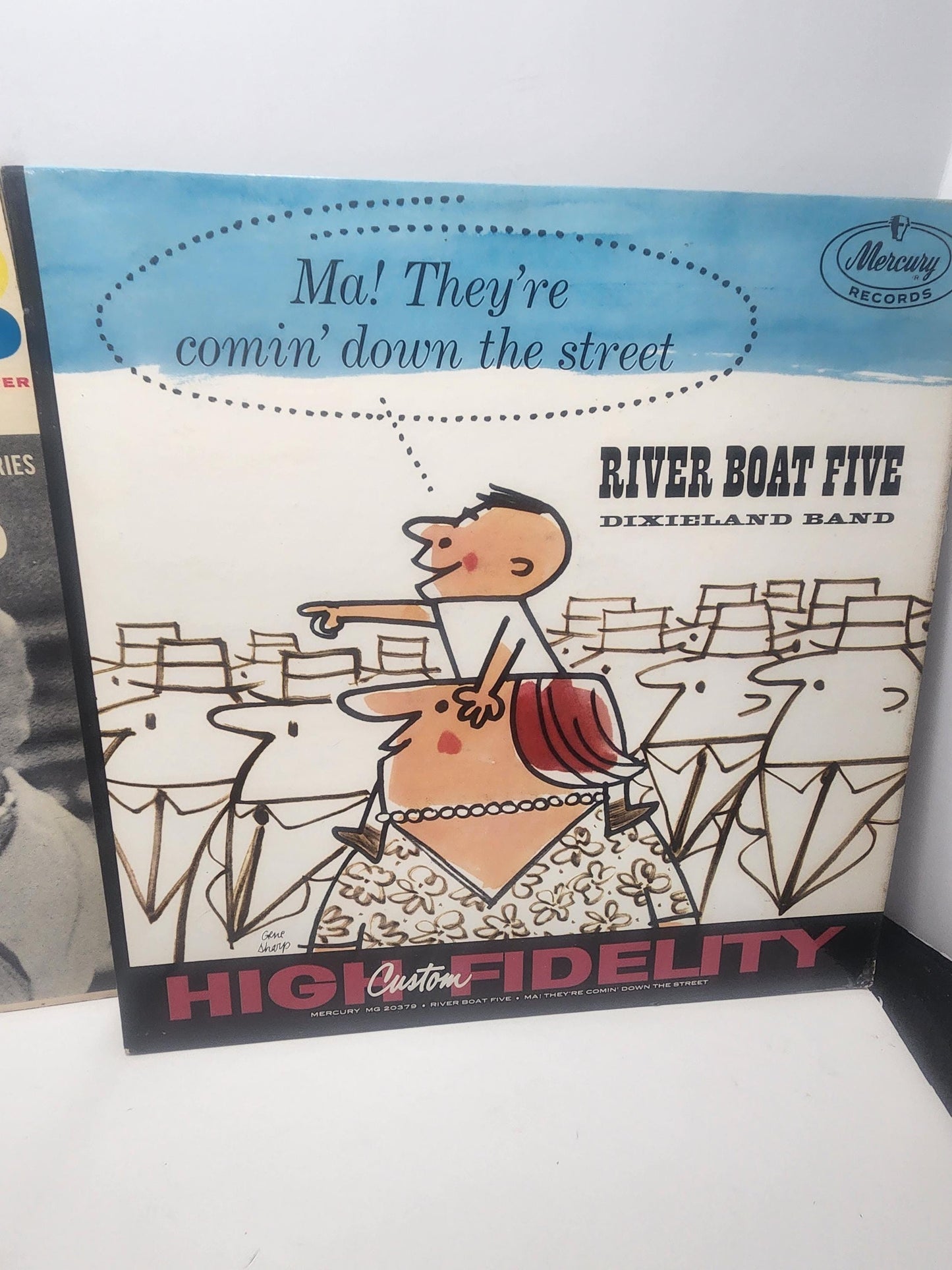 1970's Vinyl LP Records Jazz Bands LOT Of 2 - Records - Vinyl - Vinyl Records - Vinyl LP Records - Dixieland - Jazz Records - River Boat Fiv