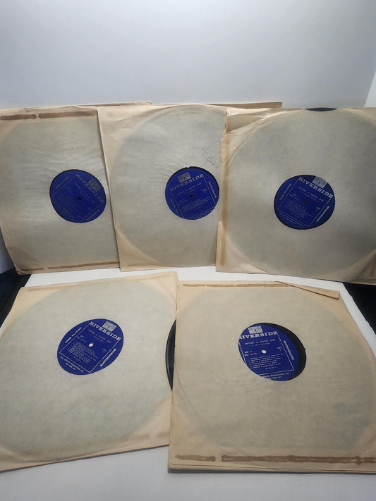 Vinyl Records Riverside History Of Classic Jazz LOT Of 5 - Riverside - Riverside Records - Jazz - Jazz Music - Jazz Records - Vinyl Records