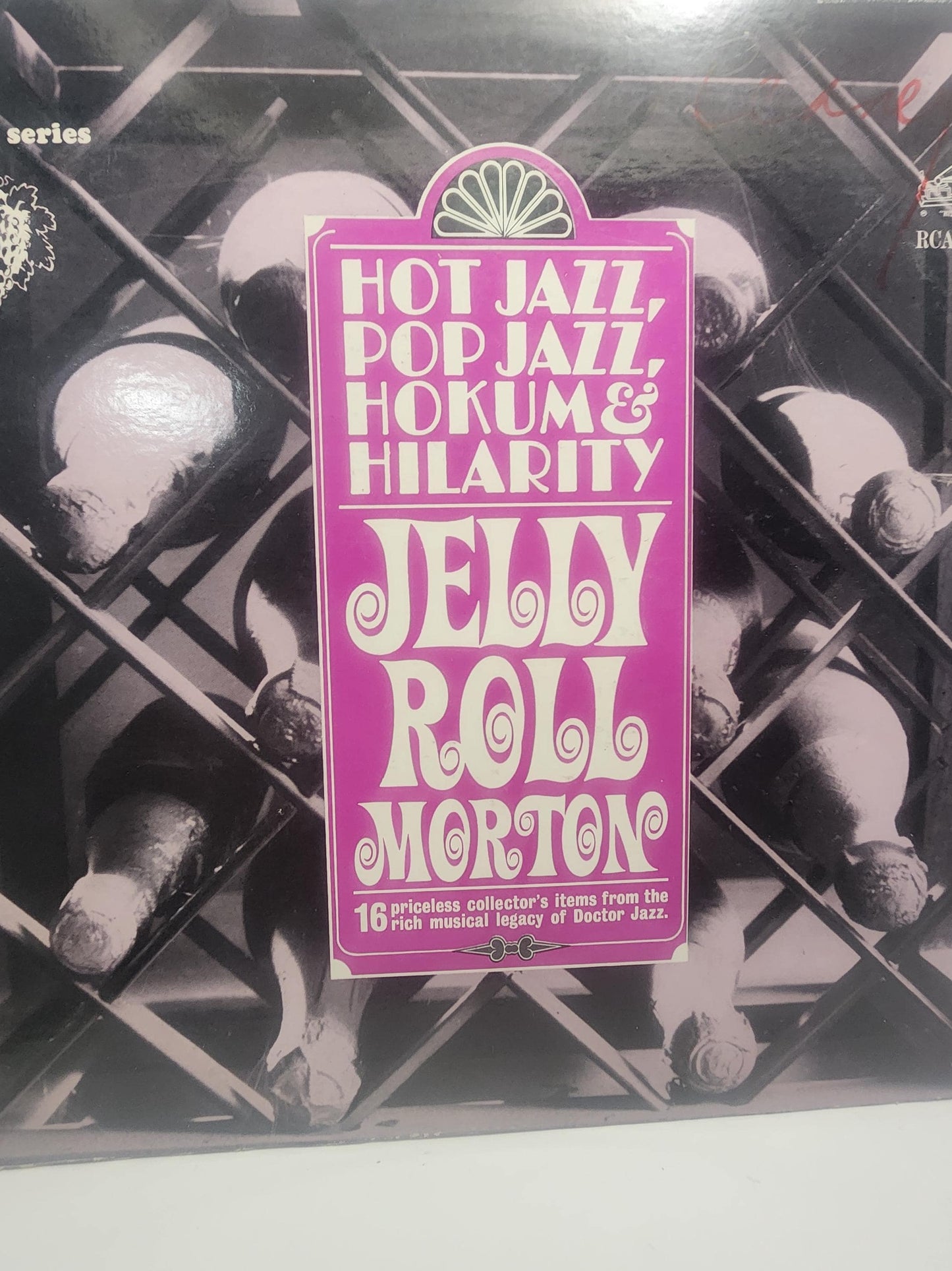 Jelly Roll Morton Vintage Jazz 1970's Vinyl LP Record - Vinyl - Vinyl Records - LPS - Jazz - Jazz Music - Jazz Records - Vintage Records