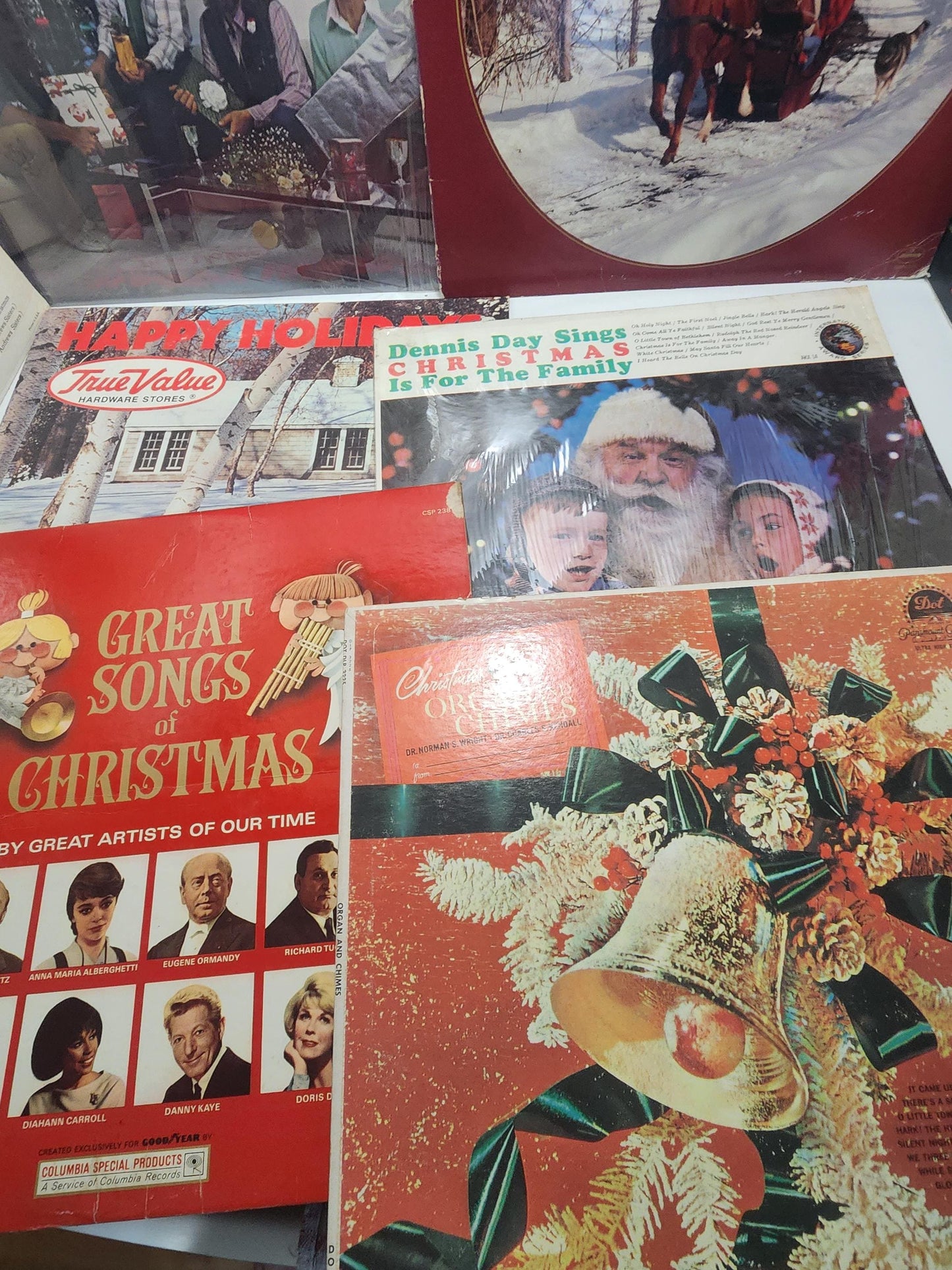 Vintage 1970's Vinyl LP Christmas Records - Statler Brothers - Oak Ridge Boys - True Value - Records - Christmas Music - Record LOT