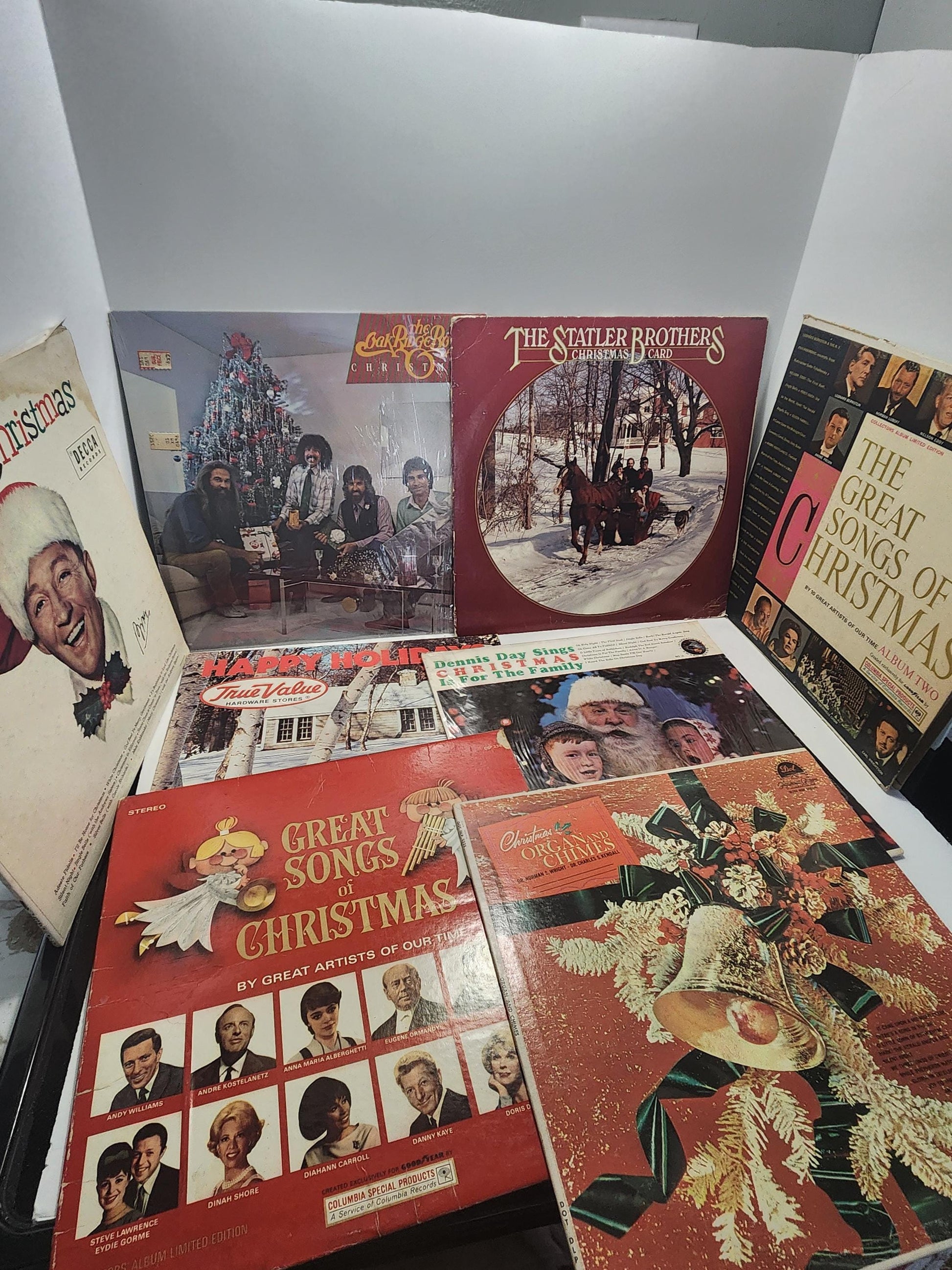 Vintage 1970's Vinyl LP Christmas Records - Statler Brothers - Oak Ridge Boys - True Value - Records - Christmas Music - Record LOT