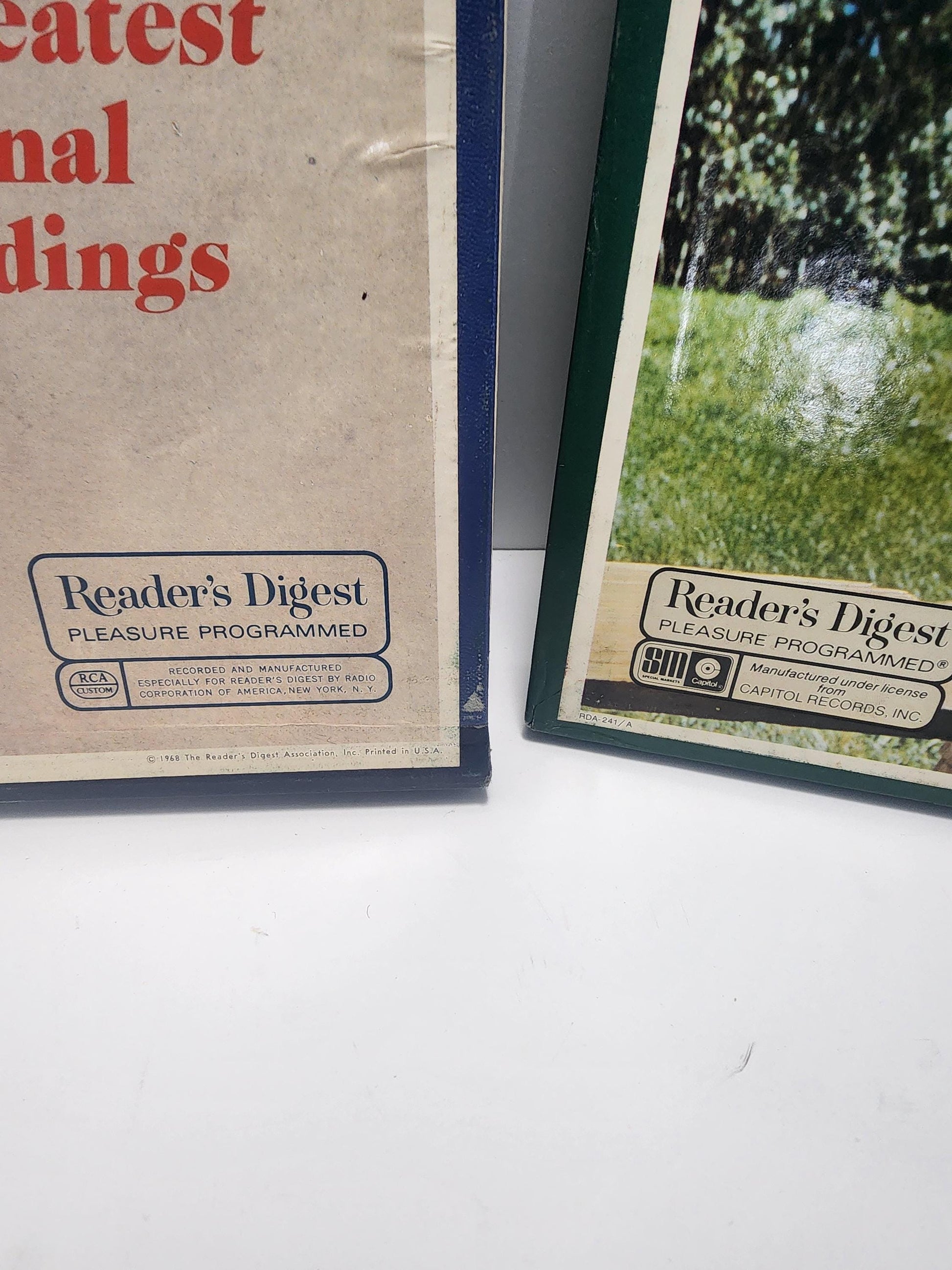 Vinyl 1970's LP Record Box SET - Down Home With Tennessee Ernie Ford - Ernie Ford - Glenn Miller - Glenn Miller Records - Record Set