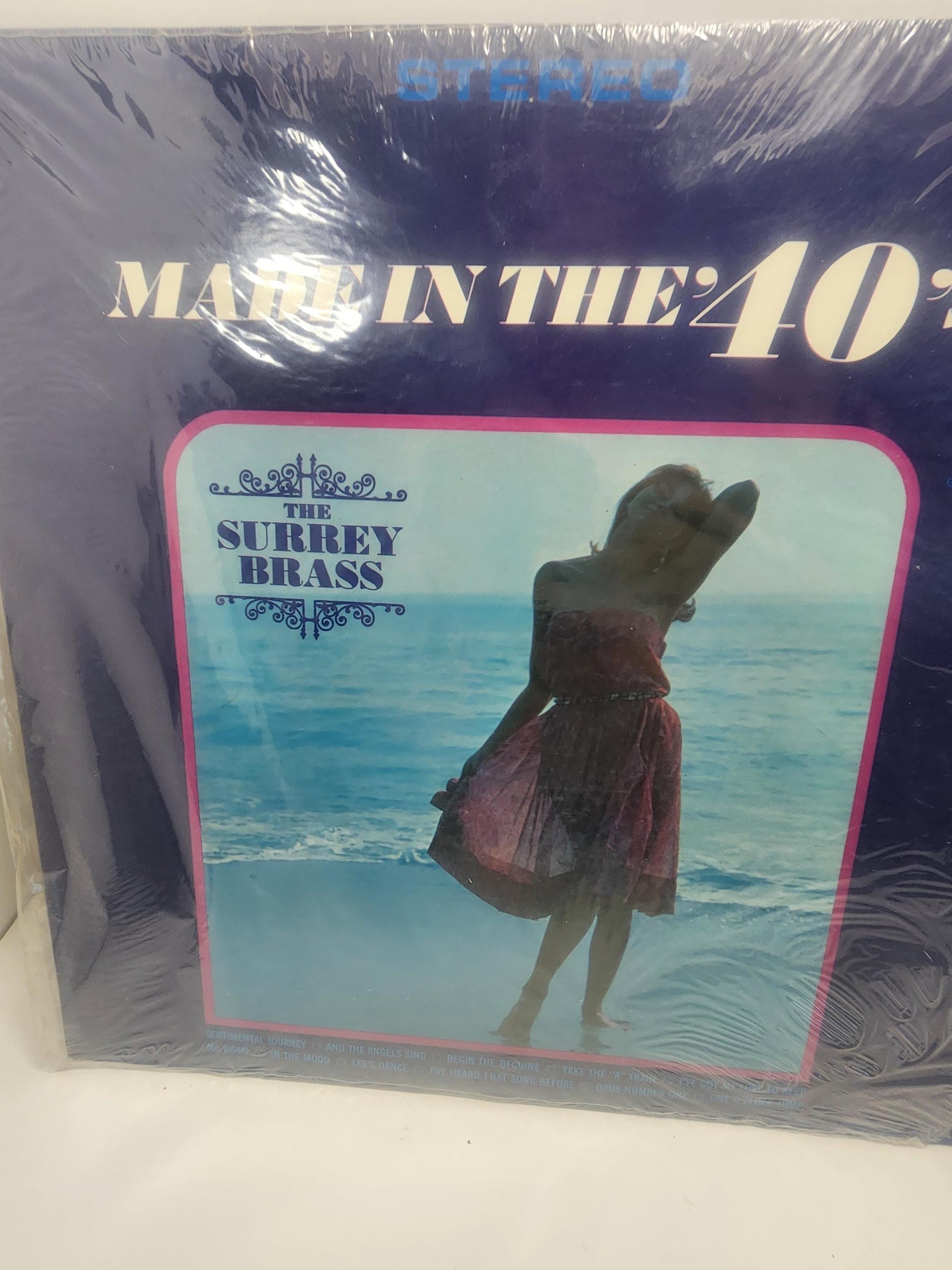 Made In The 40's Surrey Brass Vintage Vinyl LP Record - 1940's - Music - Vintage Music - Surrey Brass - Brass Music - Brass Records - Vinyl