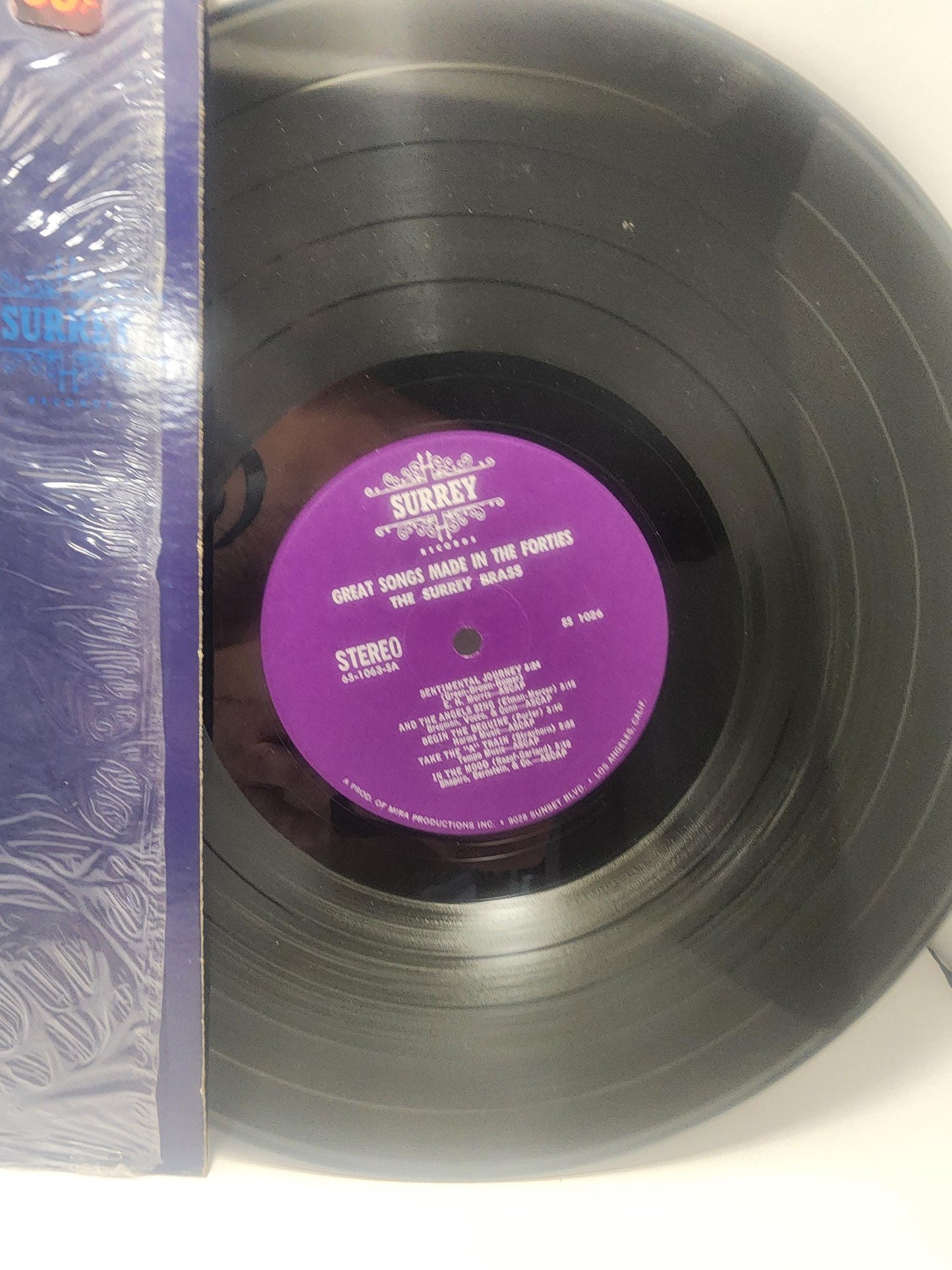 Made In The 40's Surrey Brass Vintage Vinyl LP Record - 1940's - Music - Vintage Music - Surrey Brass - Brass Music - Brass Records - Vinyl