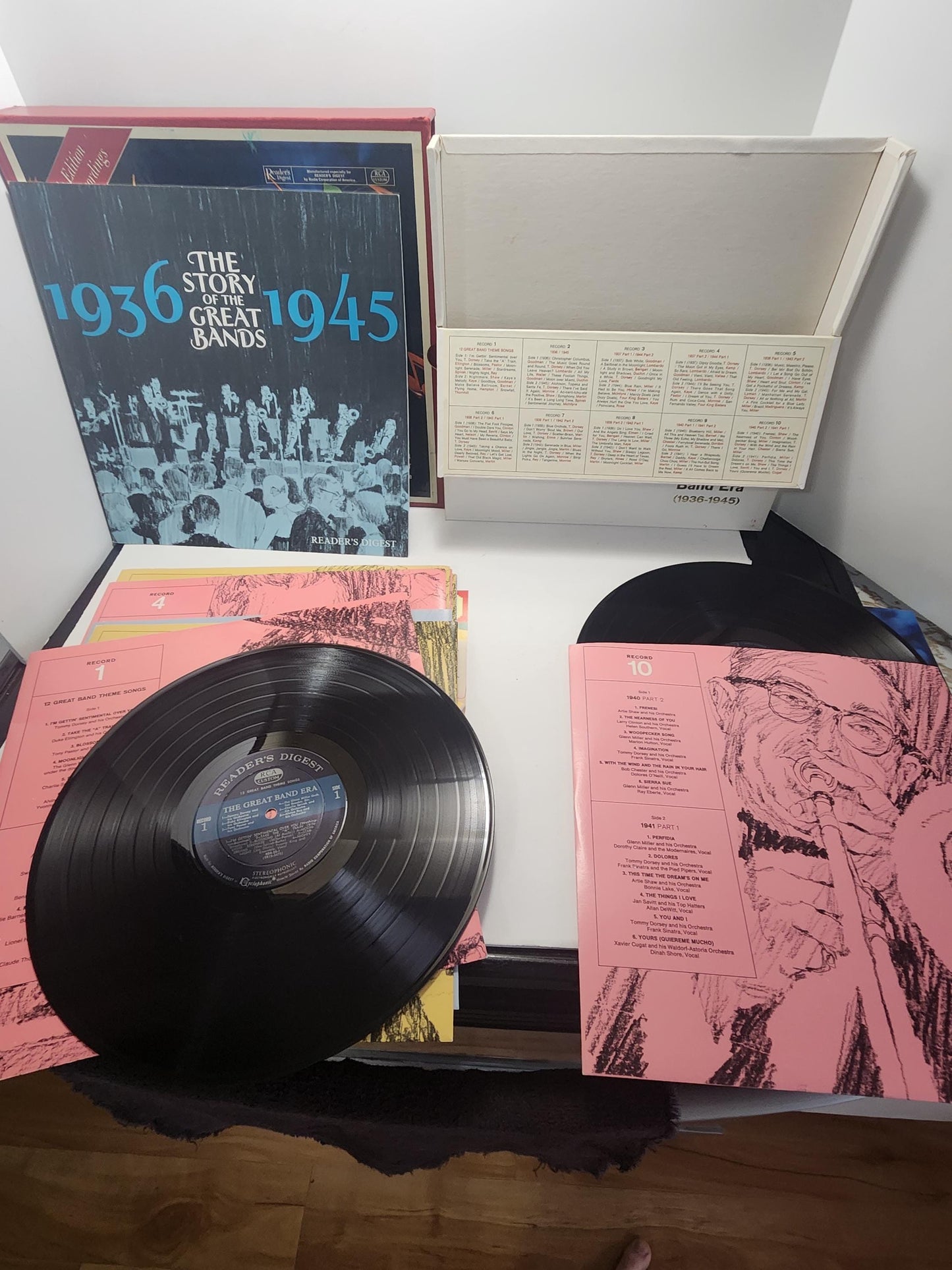 Reader's Digest The Great Band Era 1936 To 1945 Vinyl LP Record Album SET - Reader's Digest - The Great Band Era - 1930's - 1940's - Vinyl