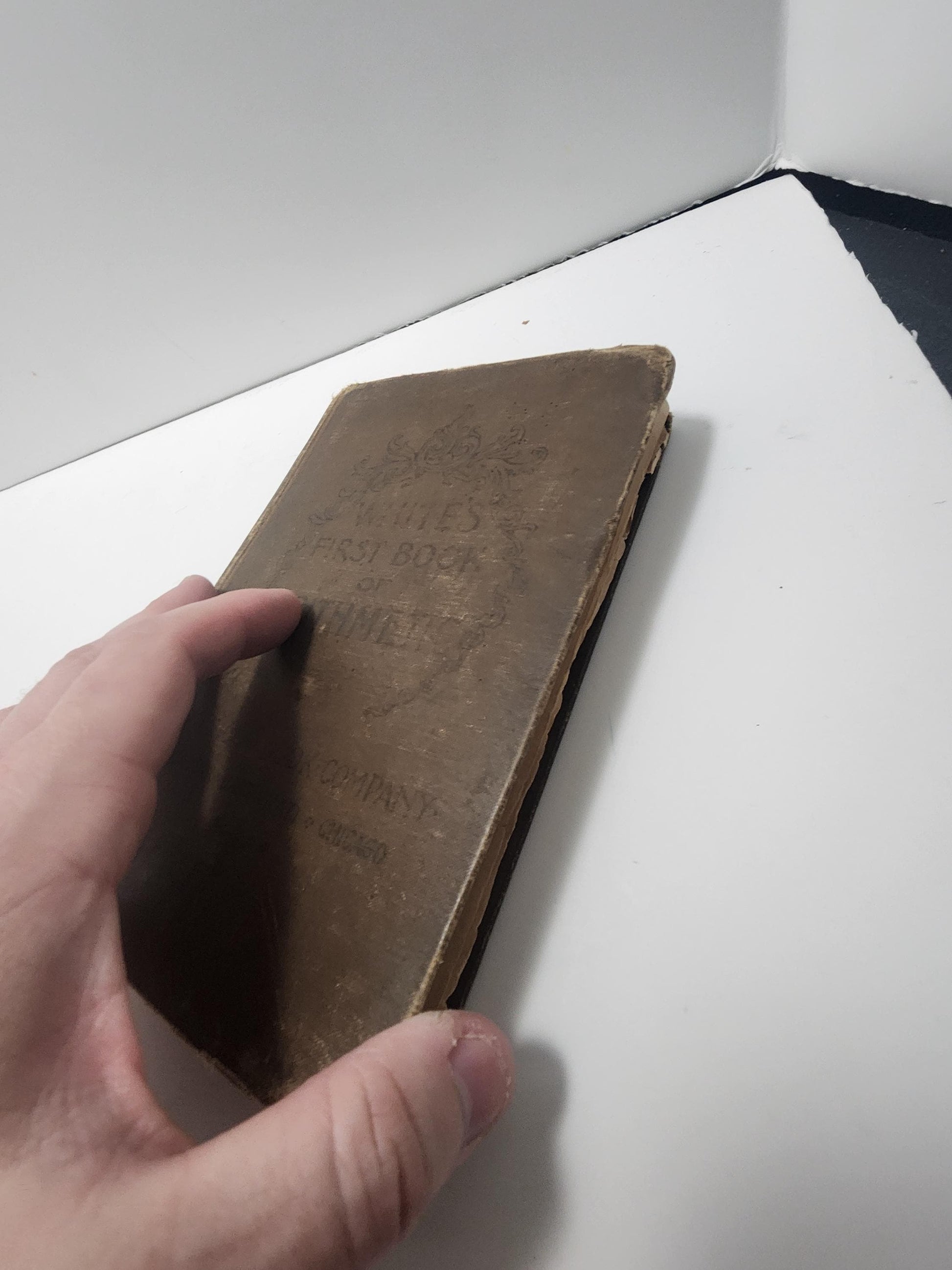 Antique 1890 White's First Book Of Arithmetic - Math - Math Books - Antiques - Antique School Books - 1800's - Mathematics - Arithmetic