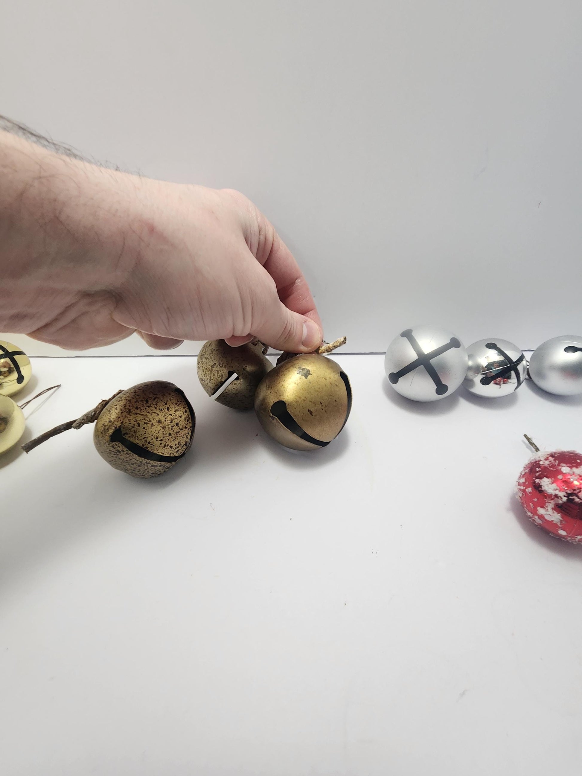 Decorative Bells LOT - Decorations - Decor - Bells - Jingle Bells - Red Bells - Gold Bells - Christmas - Christmas Decor