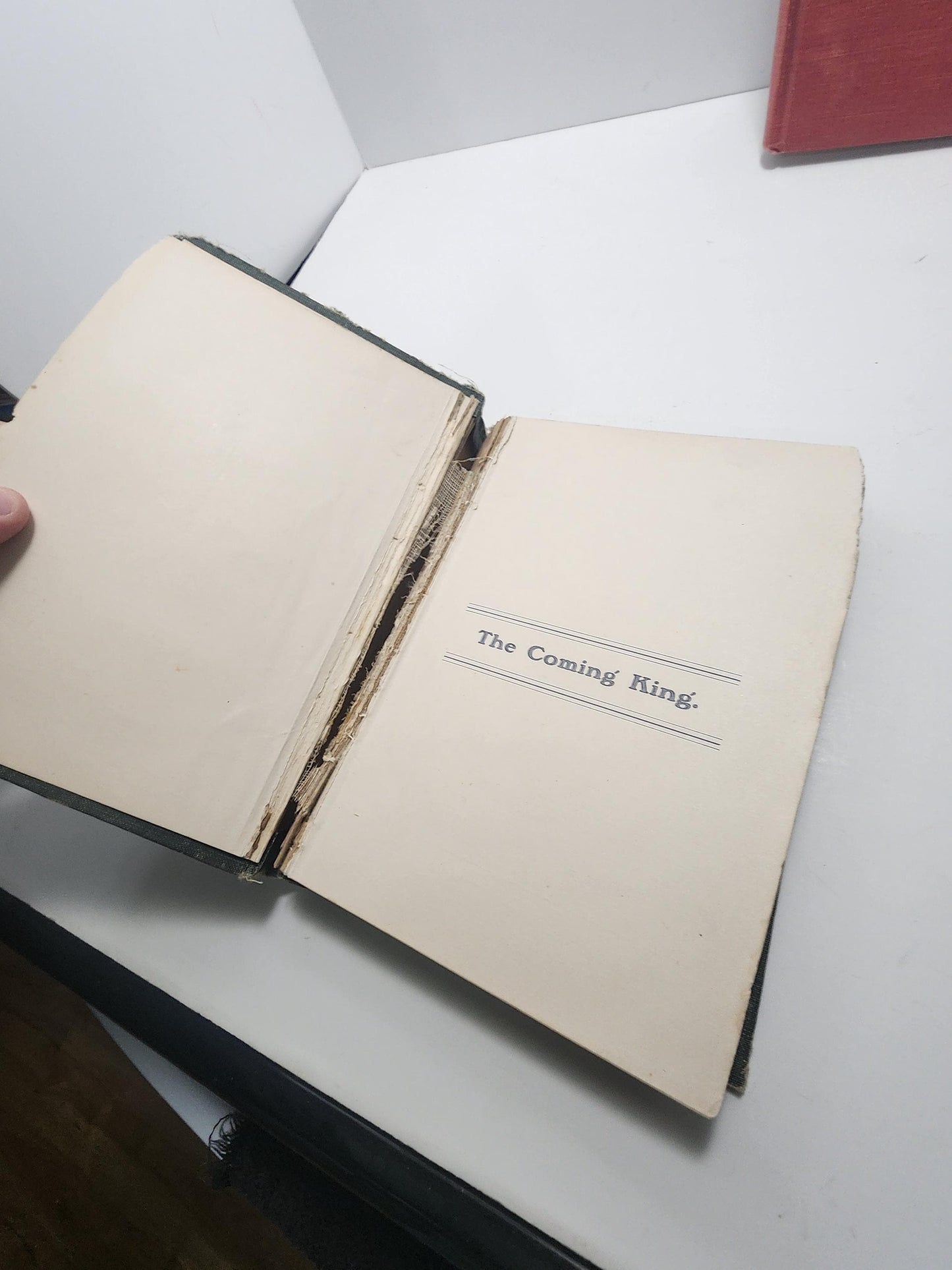 1898 The Coming King by James Edson White - The Coming King - James Edson White - Antiques - Antique Books - 1800's - 1800's Books - Old Boo