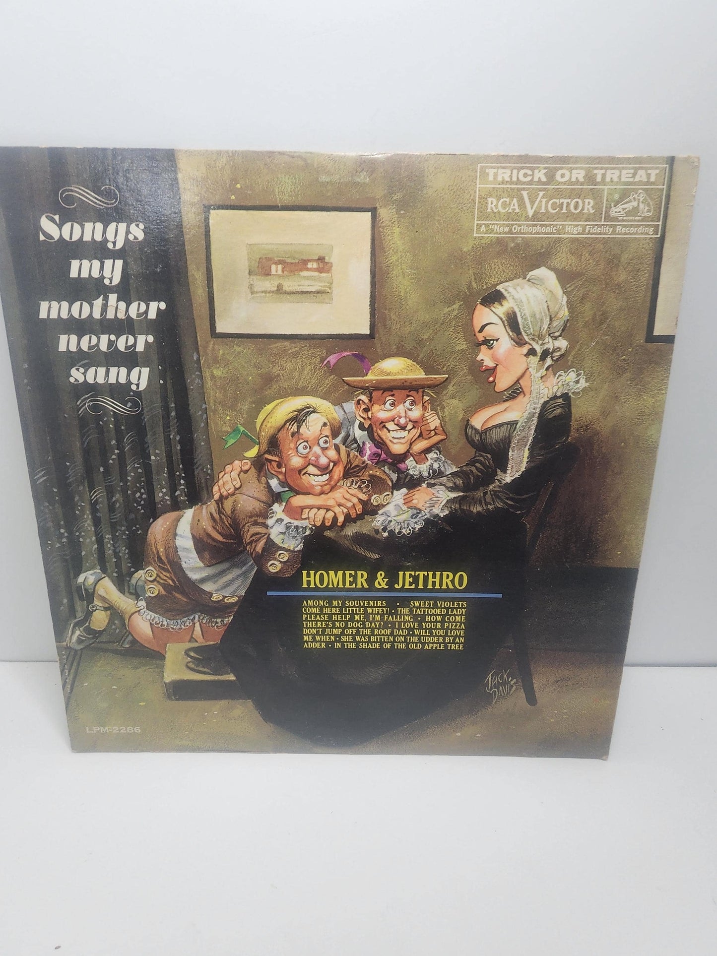 1961 Homer & Jethro "Songs My Mother Never Sang" Vintage Vinyl LP Record - 1960's - Homer and Jethro - Songs Mother Never Sang - Vinyl