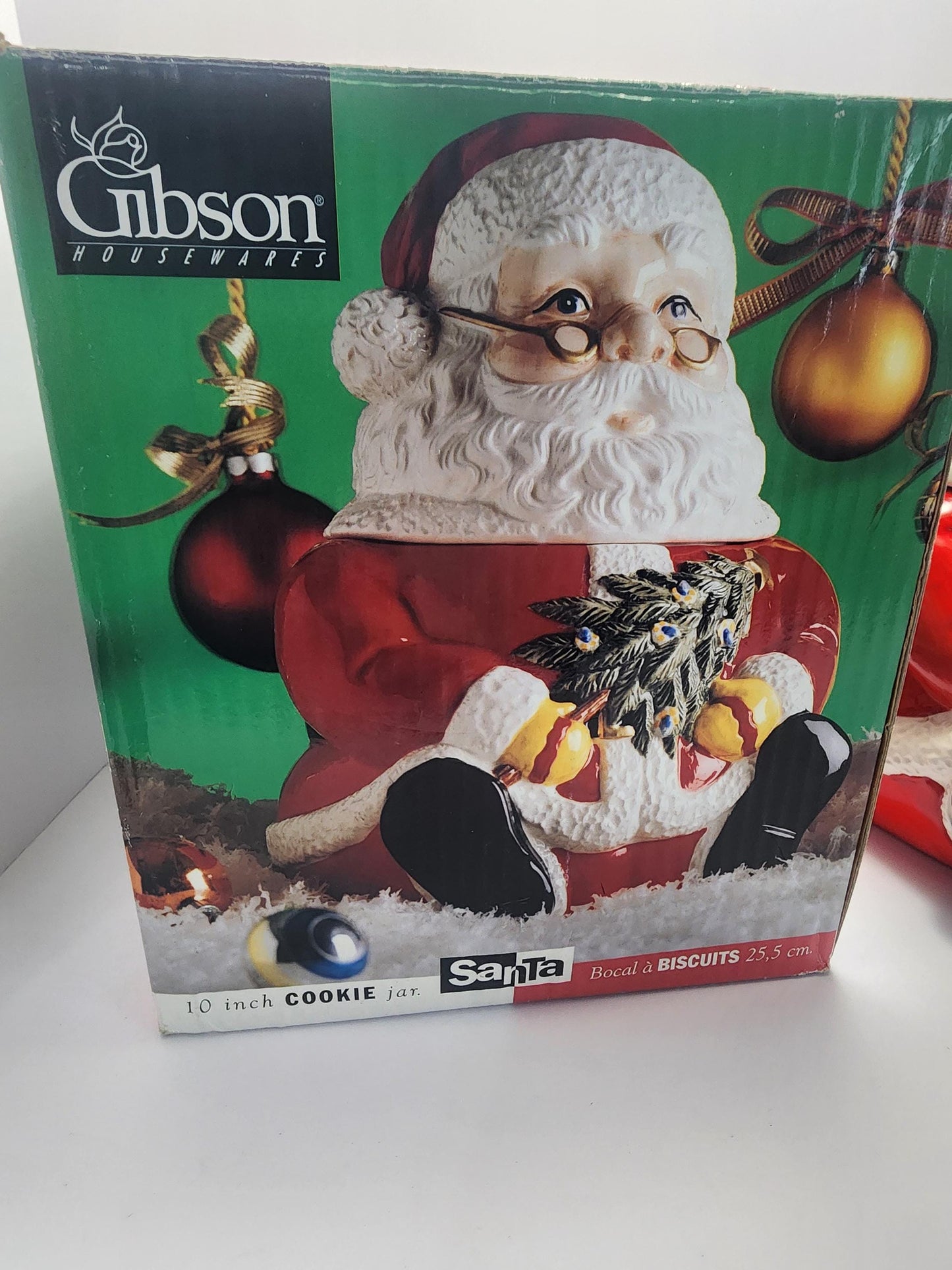 1997 Gibson Vintage Santa Claus Christmas Cookie Jar - Cookies - Cookie Jar - Gibson - Santa - Christmas - Jars - Santa Cookie Jar