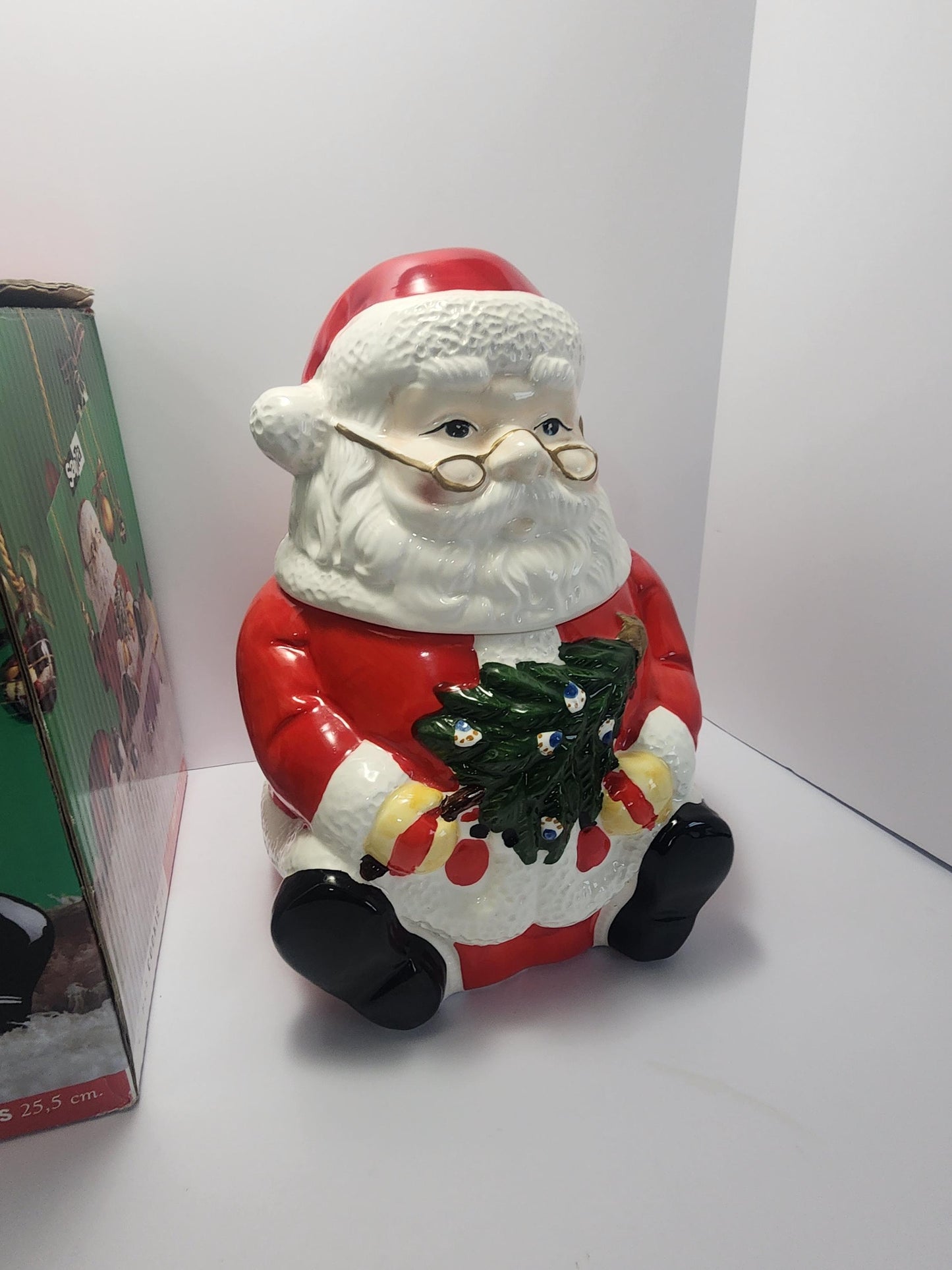 1997 Gibson Vintage Santa Claus Christmas Cookie Jar - Cookies - Cookie Jar - Gibson - Santa - Christmas - Jars - Santa Cookie Jar