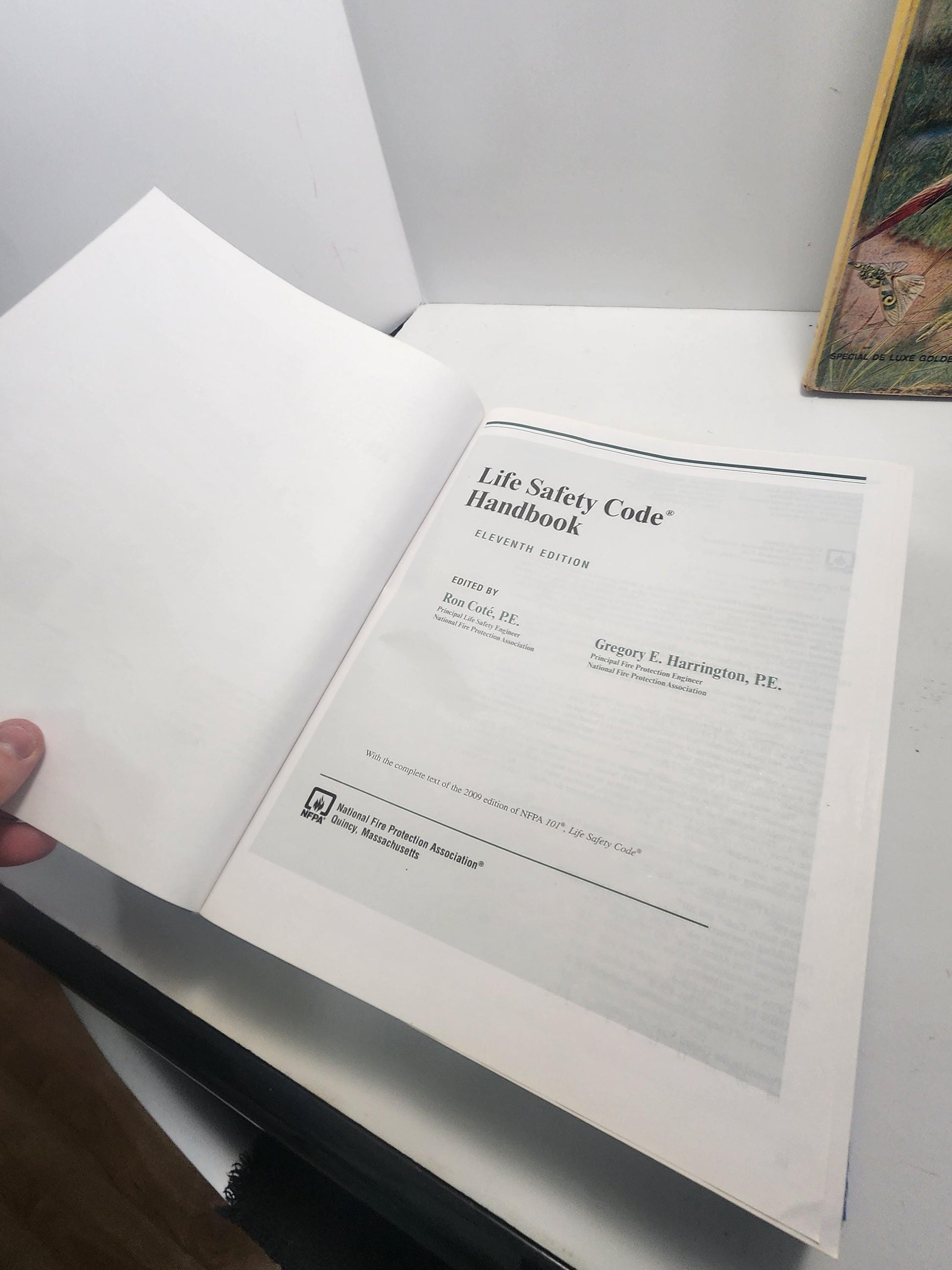 NFPA 101 Life Safety Code Handbook Vintage Book - NFPA - Life Safety Code - Handbook - House Building - Safety Code - Fire