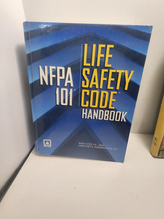 NFPA 101 Life Safety Code Handbook Vintage Book - NFPA - Life Safety Code - Handbook - House Building - Safety Code - Fire