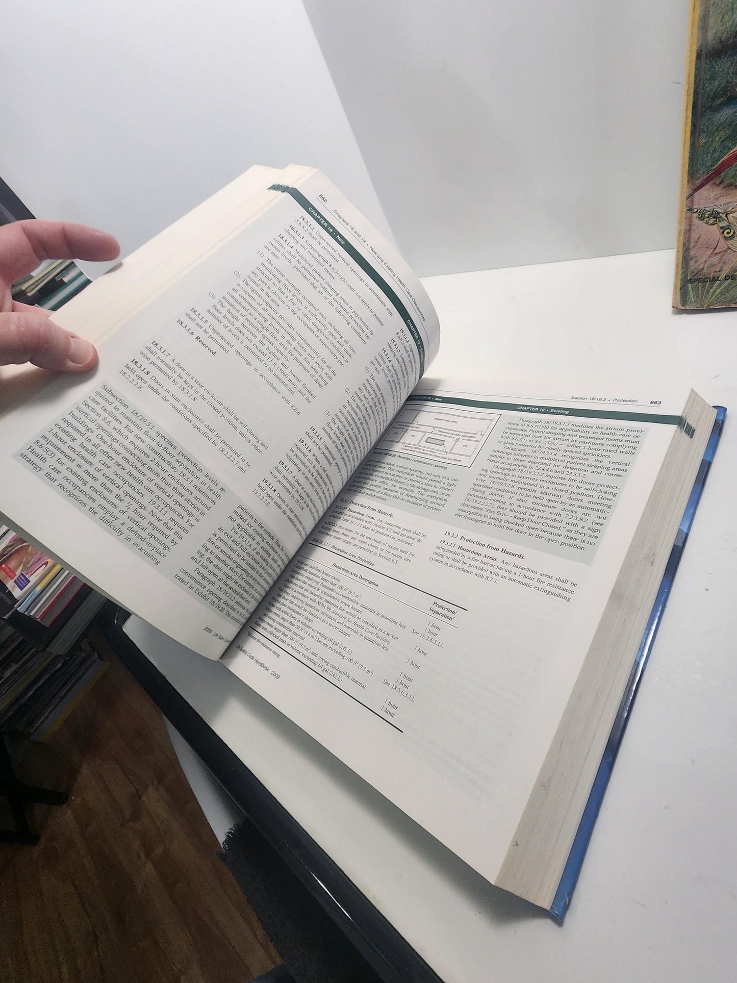 NFPA 101 Life Safety Code Handbook Vintage Book - NFPA - Life Safety Code - Handbook - House Building - Safety Code - Fire