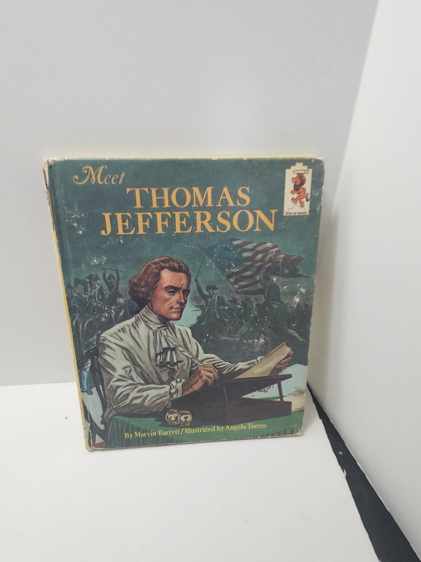 1967 Children's Book Meet Thomas Jefferson, Written by Marvin Barrett and illustrated by Angelo Torres - Children's Books - Presidents