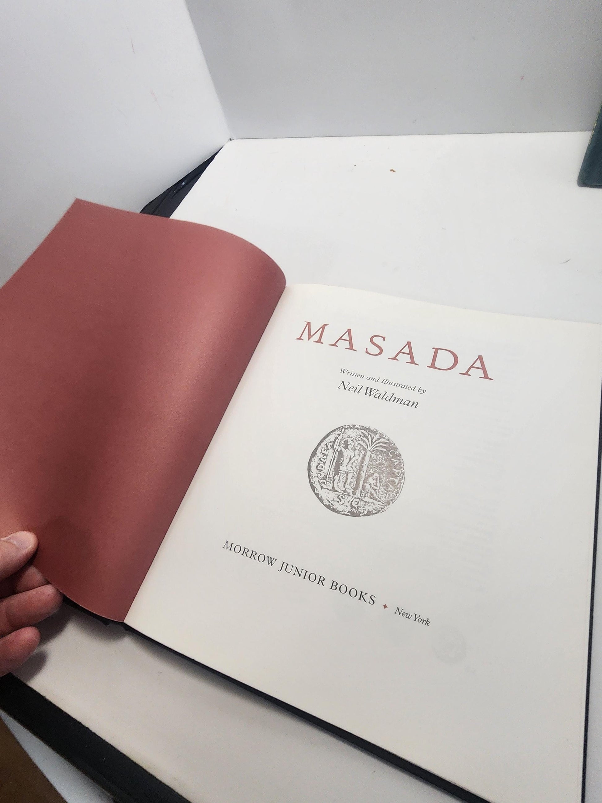 Masada 1998 By Neil Waldman Hardcover 1st Edition Vintage Book - Masada - Masada Books - 1st Edition Books - 1990's - Vintage Books