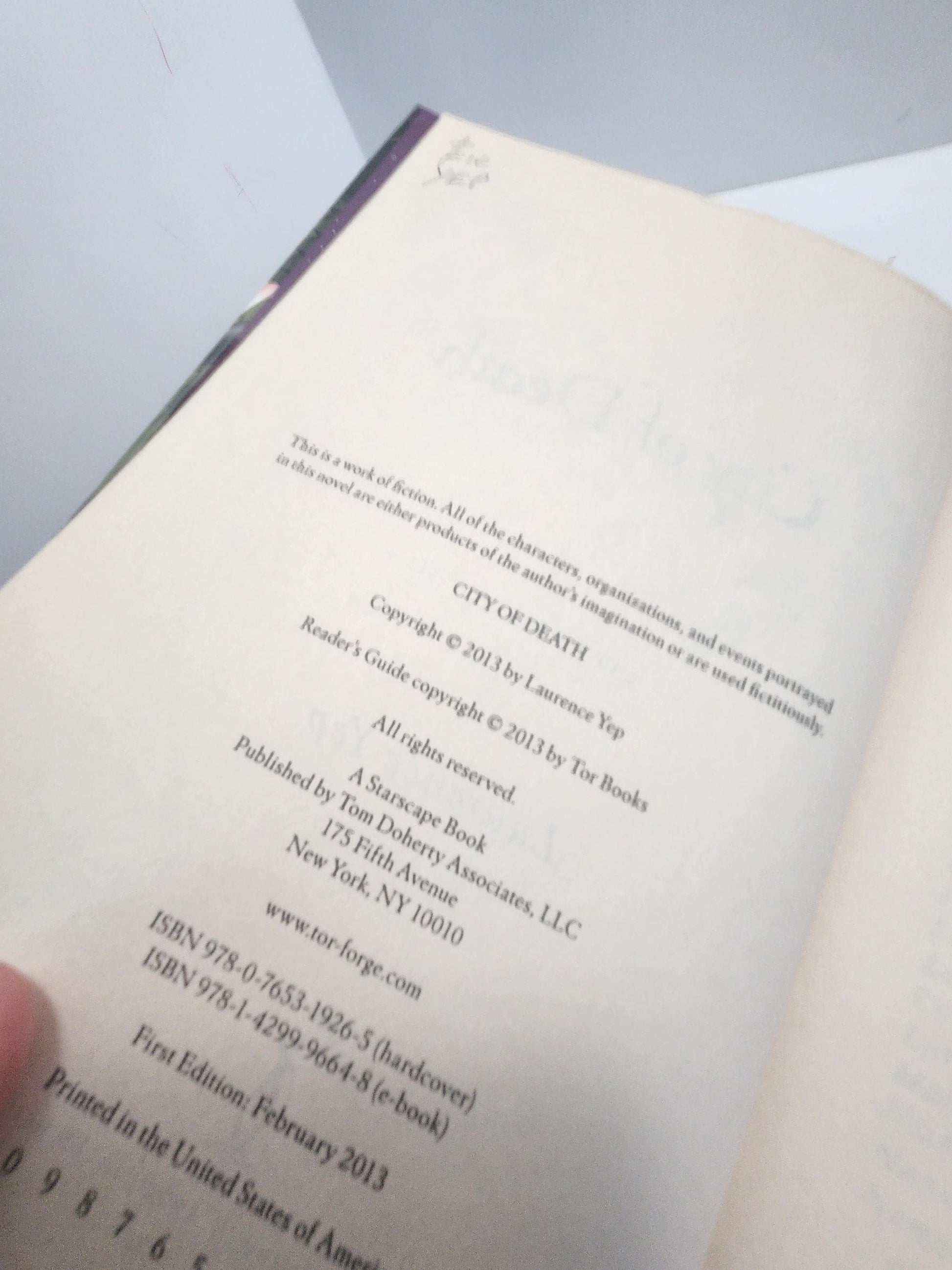 Laurence Yep Book Series LOT Of 2 - Laurenfe Yep - Laurence Yep Books - Book Lot - Book Series - City Of Fire - City Of Death - Fantasy Book